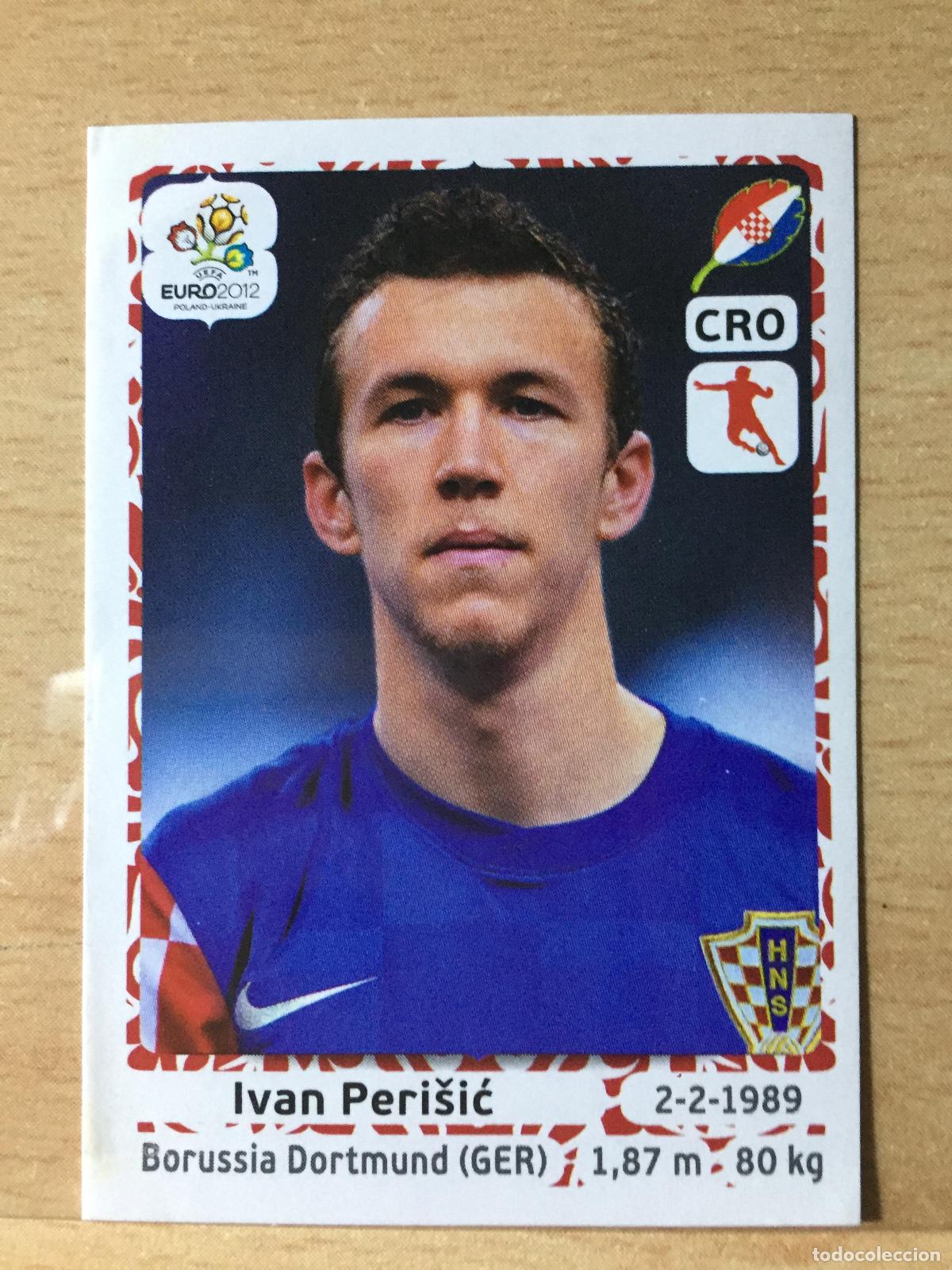 Fu&szlig;ball-Sticker: 2012 - 389 IVAN PERISIC - CROACIA - UEFA EURO 2012 - PANINI