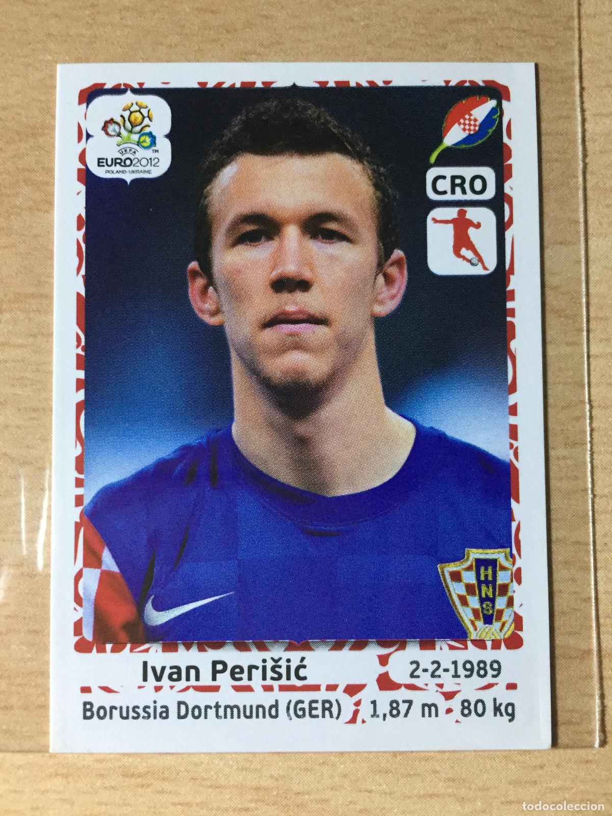Fu&szlig;ball-Sticker: 2012 - 389 IVAN PERISIC - CROACIA - UEFA EURO 2012 - PANINI