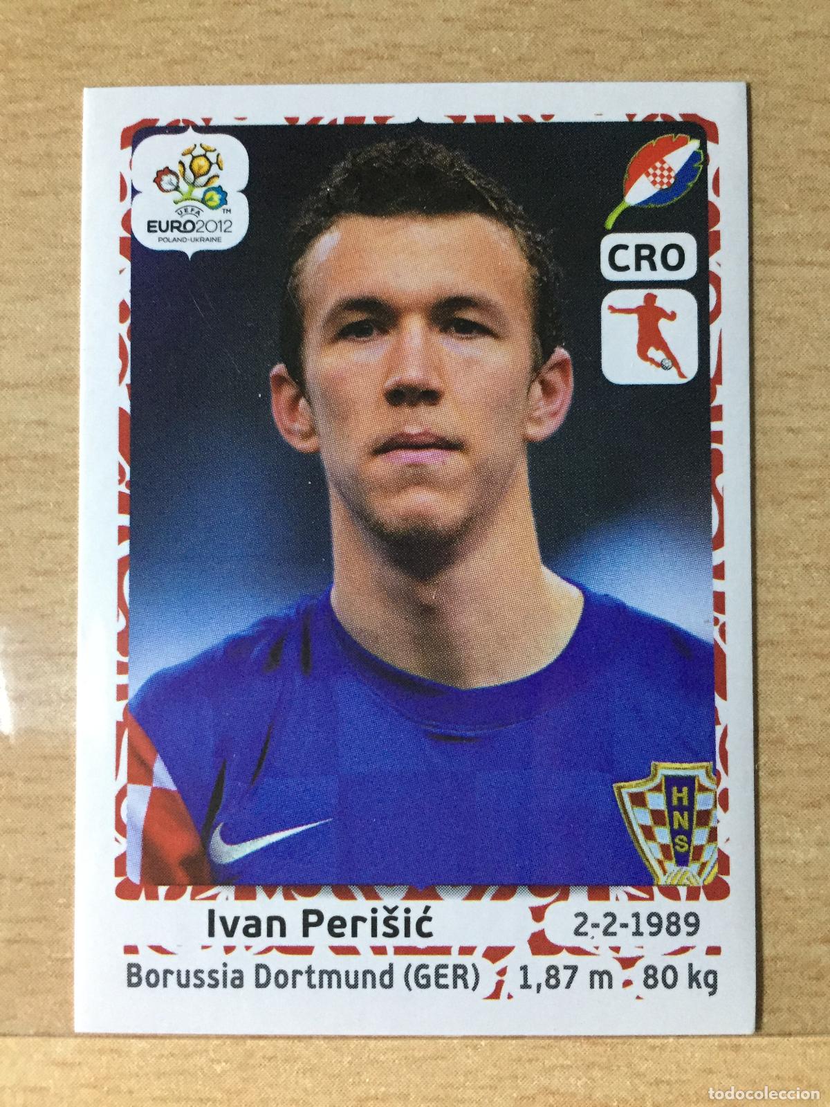 Fu&szlig;ball-Sticker: 2012 - 389 IVAN PERISIC - CROACIA - UEFA EURO 2012 - PANINI