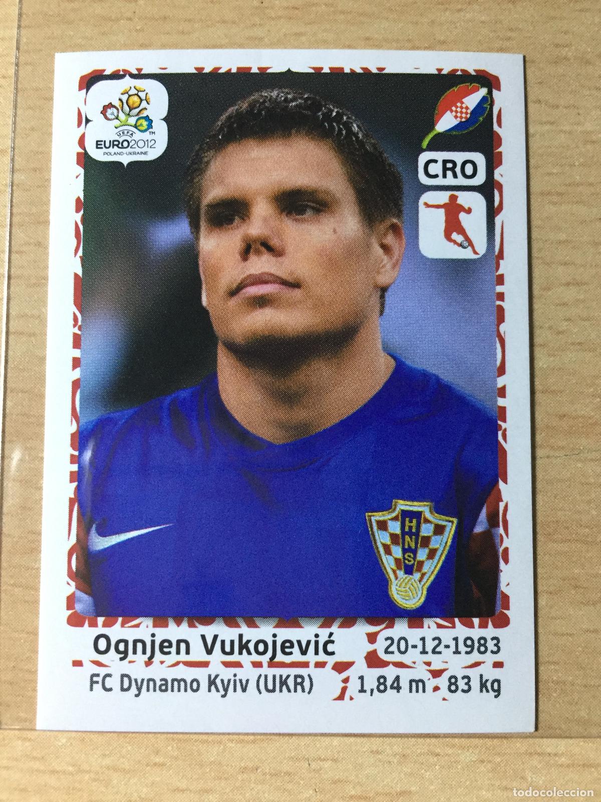 Cromos de F&uacute;tbol: 2012 - 384 OGNJEN VUKOJEVIC - CROACIA - UEFA EURO 2012 - PANINI