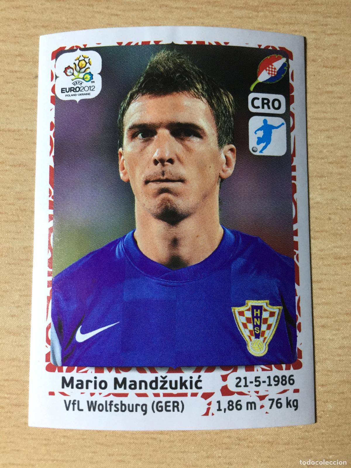 Cromos de F&uacute;tbol: 2012 - 391 MARIO MANDZUKIC - CROACIA - UEFA EURO 2012 - PANINI