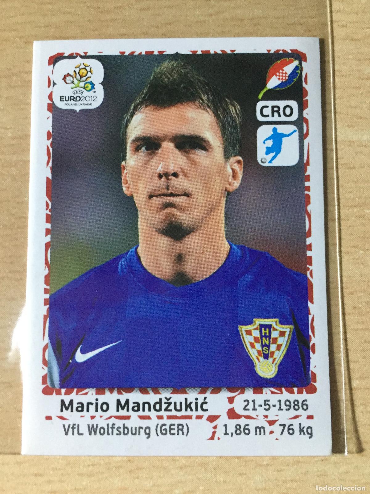 Cromos de F&uacute;tbol: 2012 - 391 MARIO MANDZUKIC - CROACIA - UEFA EURO 2012 - PANINI