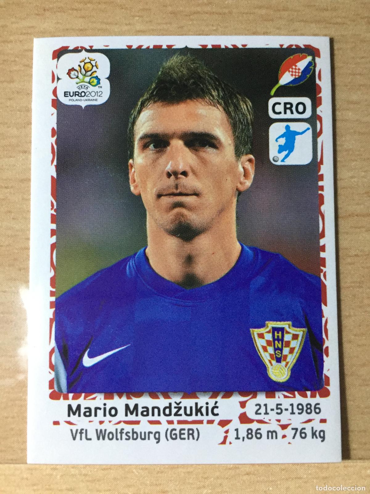 Cromos de F&uacute;tbol: 2012 - 391 MARIO MANDZUKIC - CROACIA - UEFA EURO 2012 - PANINI