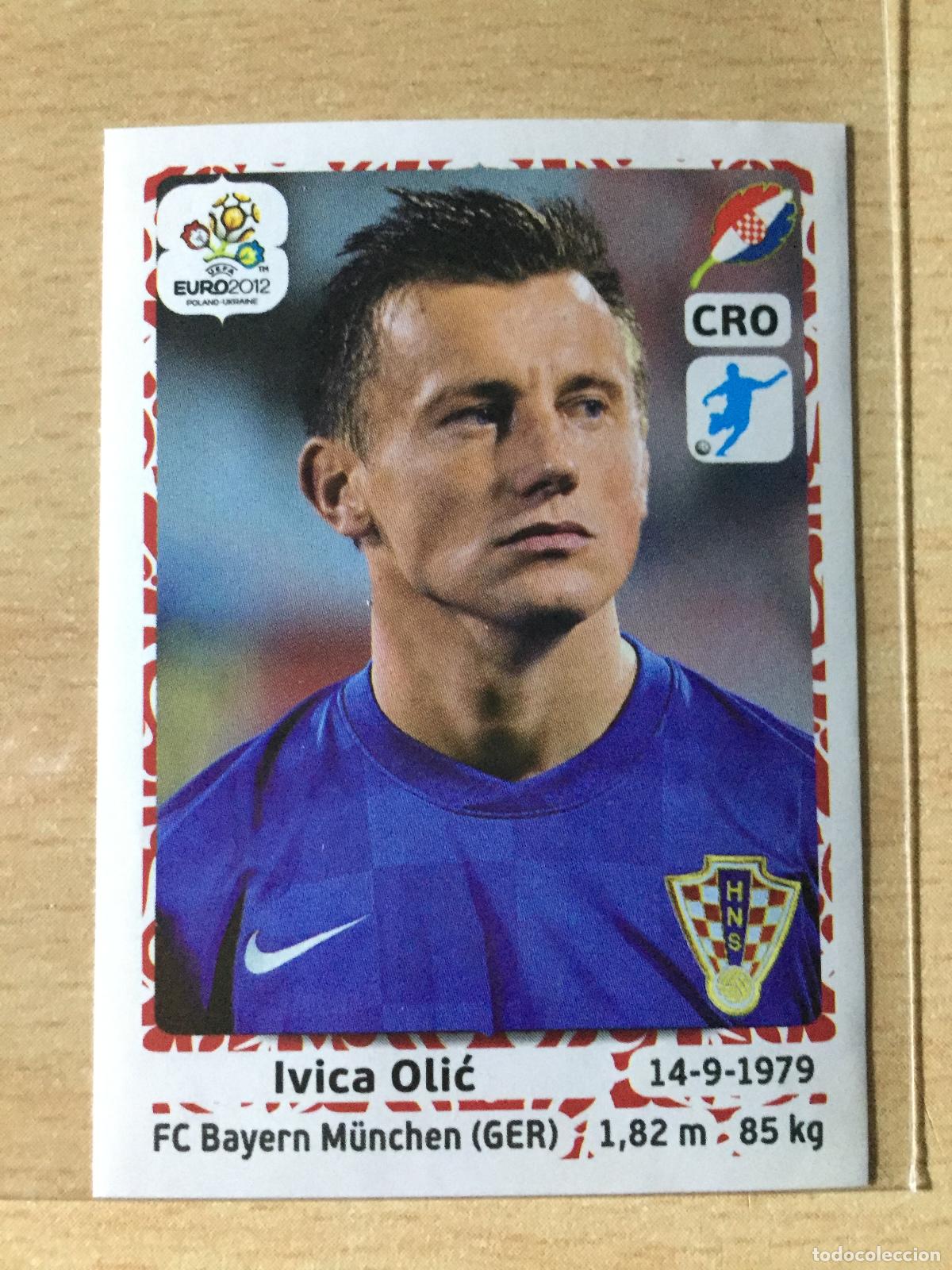 Fu&szlig;ball-Sticker: 2012 - 392 IVICA OLIC - CROACIA - UEFA EURO 2012 - PANINI