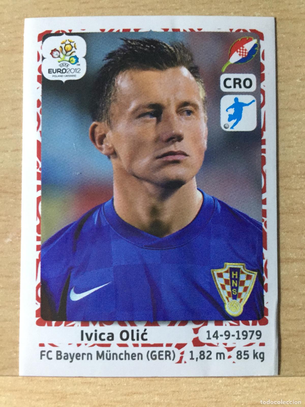 Fu&szlig;ball-Sticker: 2012 - 392 IVICA OLIC - CROACIA - UEFA EURO 2012 - PANINI
