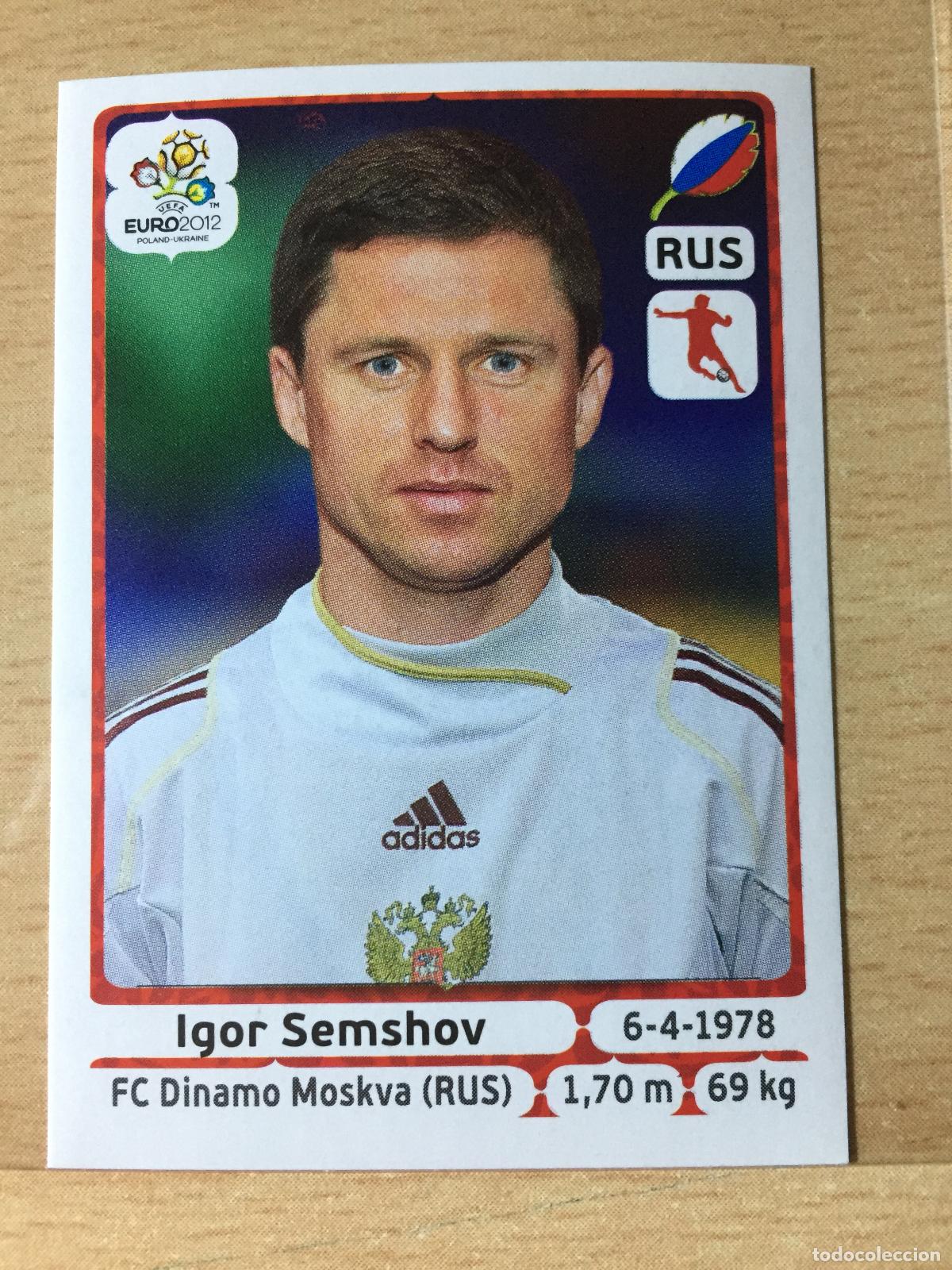 Fu&szlig;ball-Sticker: 2012 - 123 IGOR SEMSHOV - RUSIA - UEFA EURO 2012 - PANINI