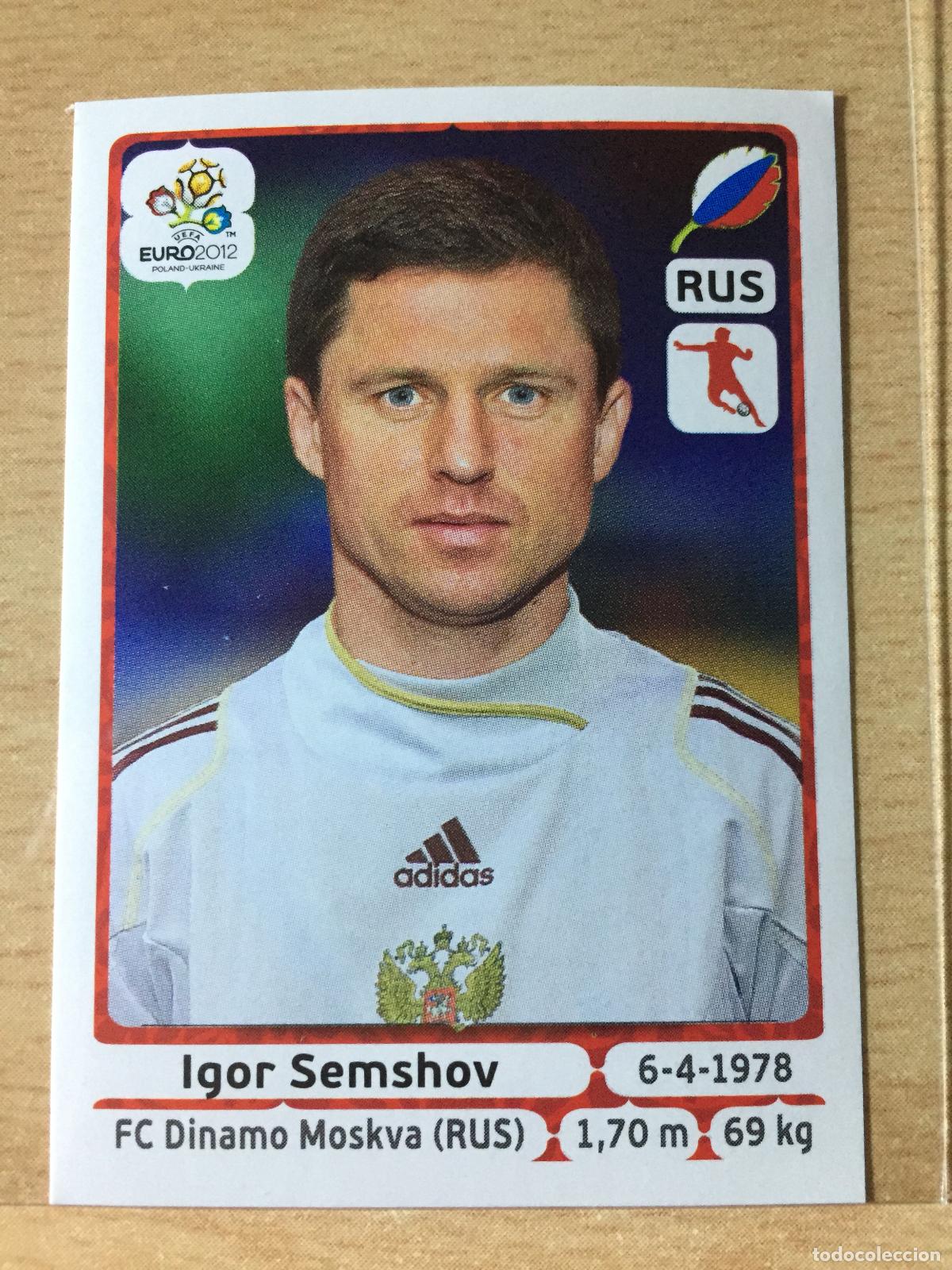 Fu&szlig;ball-Sticker: 2012 - 123 IGOR SEMSHOV - RUSIA - UEFA EURO 2012 - PANINI