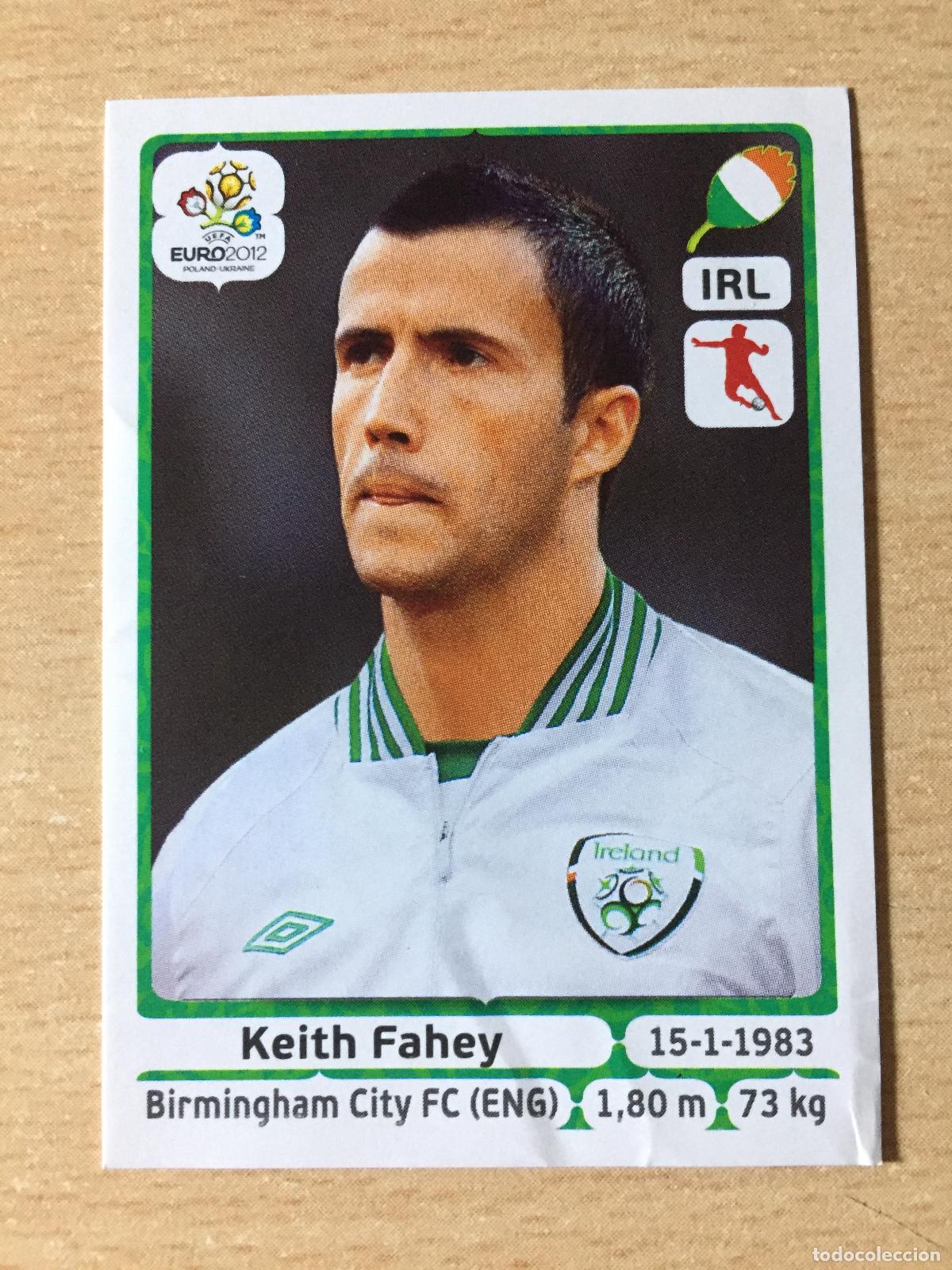 Fu&szlig;ball-Sticker: 2012 - 353 KEITH FAHEY - IRLANDA - UEFA EURO 2012 - PANINI