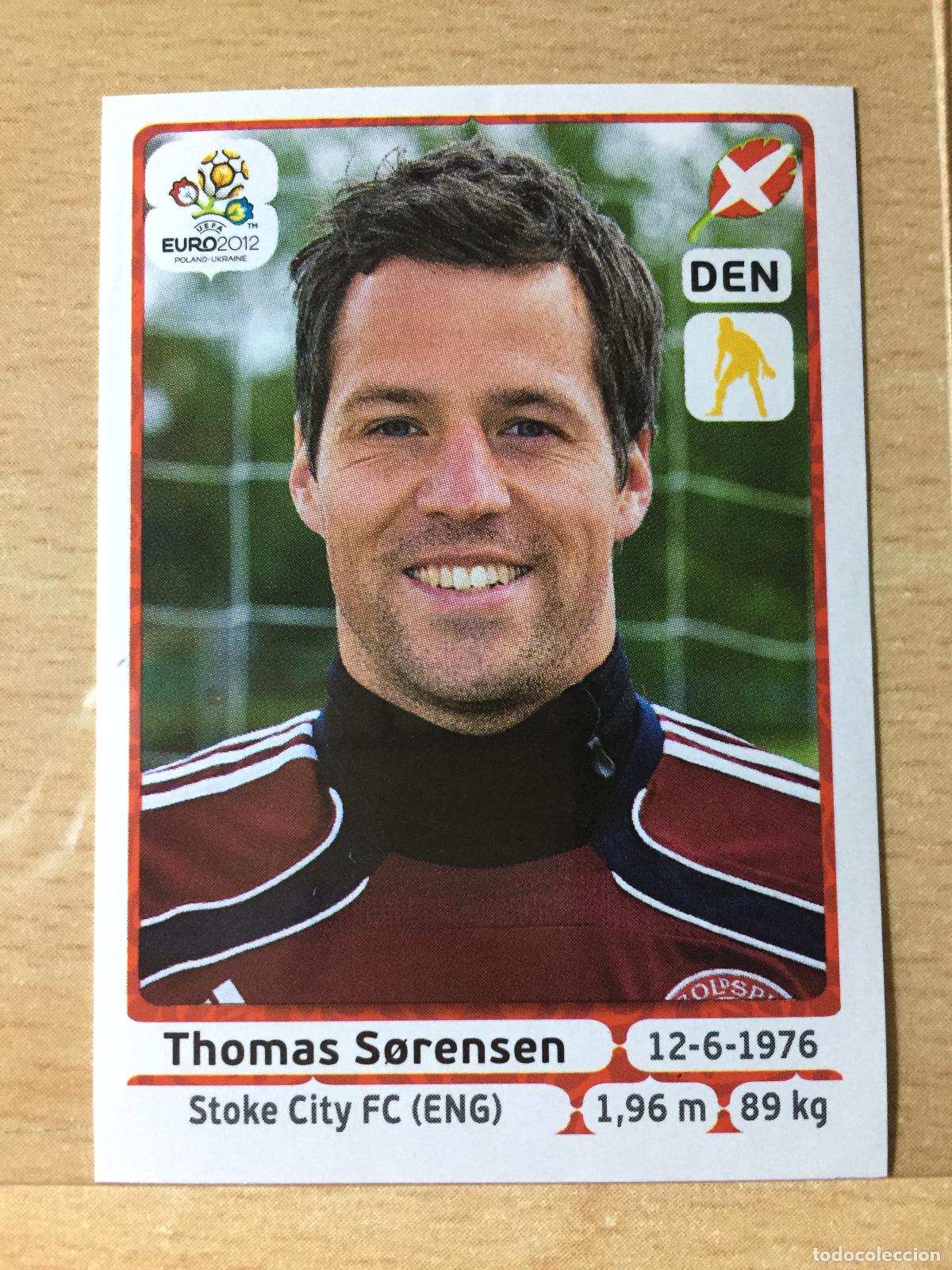 Fu&szlig;ball-Sticker: 2012 - 200 THOMAS SORENSEN - DINAMARCA - UEFA EURO 2012 - PANINI