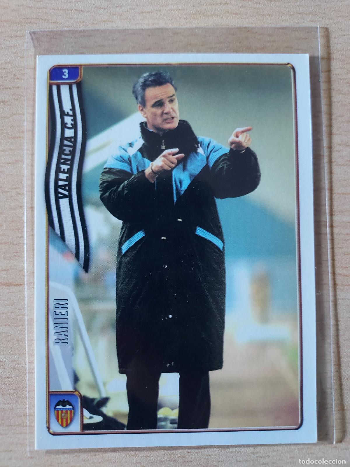 Fu&szlig;ball-Sticker: 2004-2005 - 03 CLAUDIO RANIERI - VALENCIA CF - MUNDICROMO