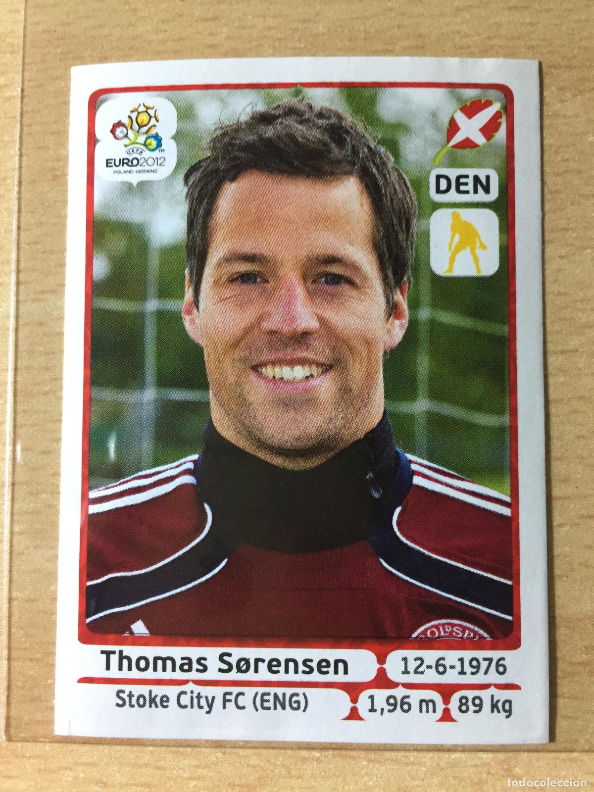 Fu&szlig;ball-Sticker: 2012 - 200 THOMAS SORENSEN - DINAMARCA - UEFA EURO 2012 - PANINI