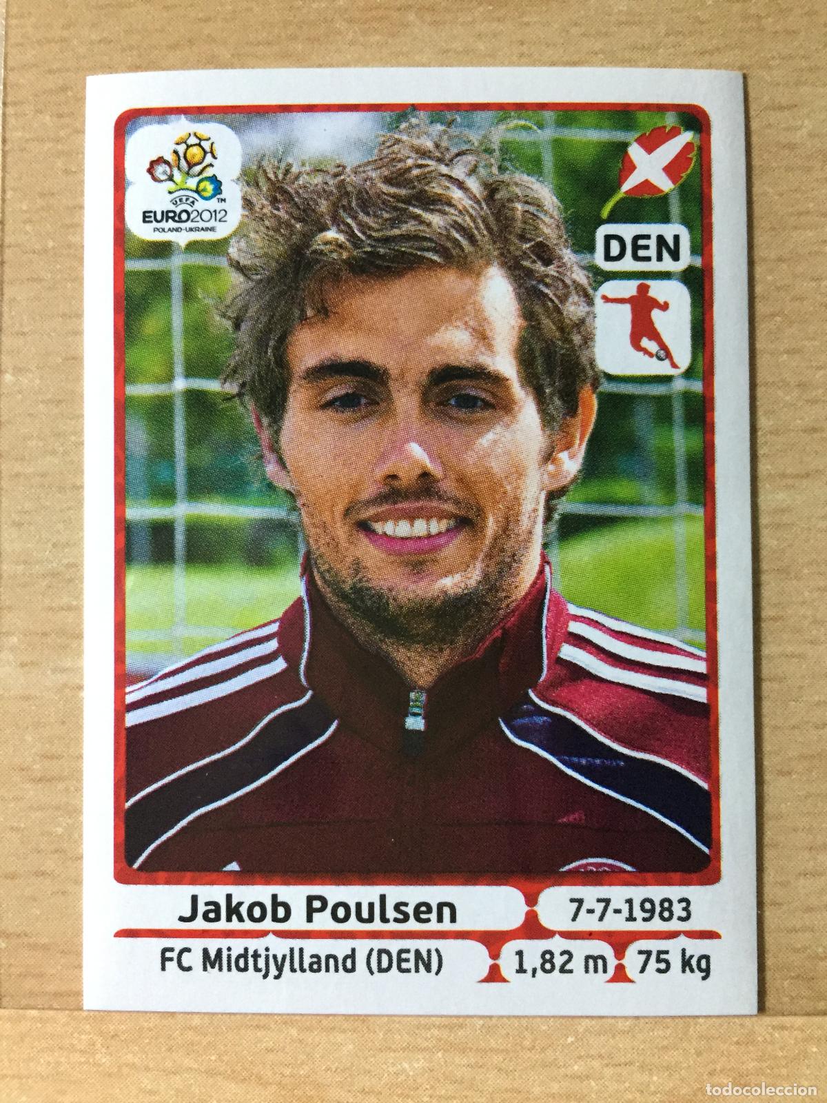 Figurine di Calcio: 2012 - 212 JAKOB POULSEN - DINAMARCA - UEFA EURO 2012 - PANINI