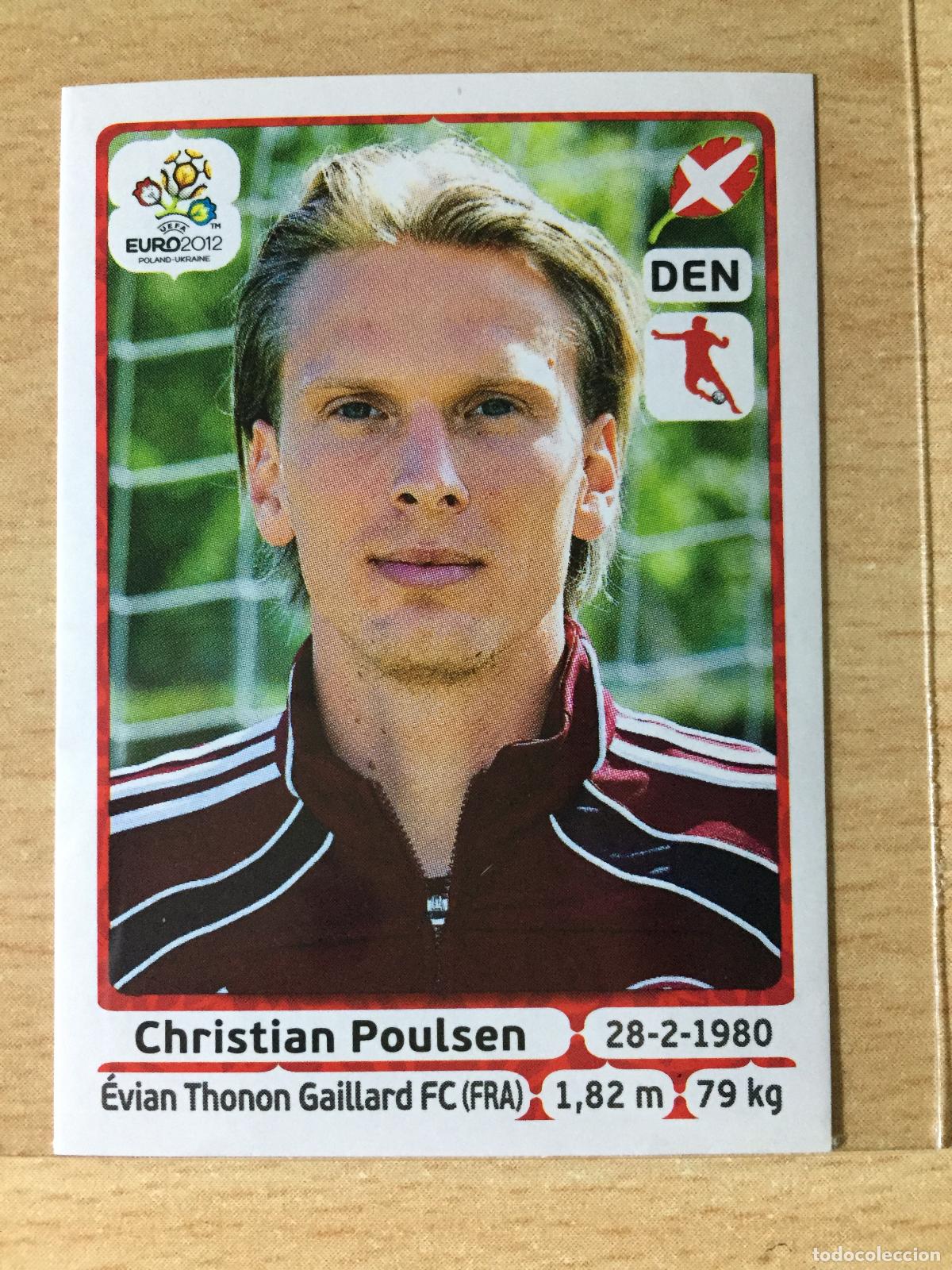 Figurine di Calcio: 2012 - 210 CHRISTIAN POULSEN - DINAMARCA - UEFA EURO 2012 - PANINI