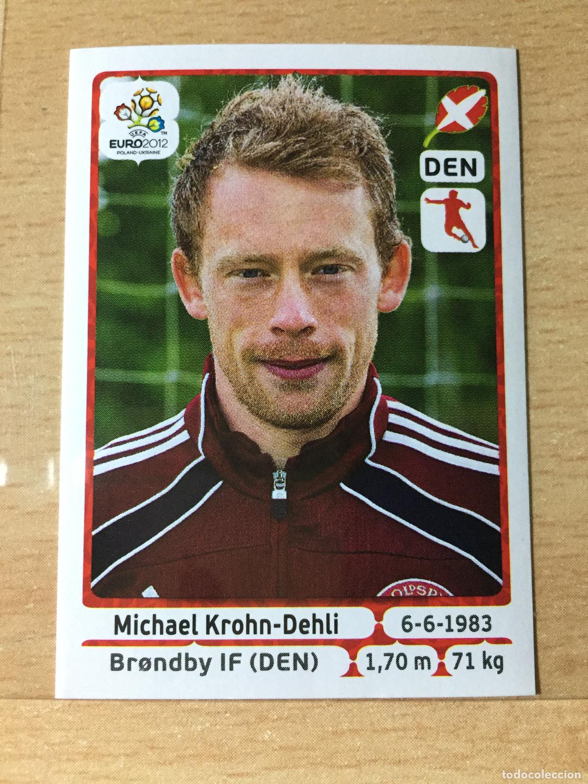 Figurine di Calcio: 2012 - 214 MICHAEL KROHN-DEHLI - DINAMARCA - UEFA EURO 2012 - PANINI