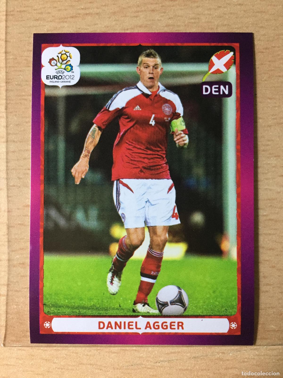 Figurine di Calcio: 2012 - 220 DANIEL AGGER - DINAMARCA - UEFA EURO 2012 - PANINI