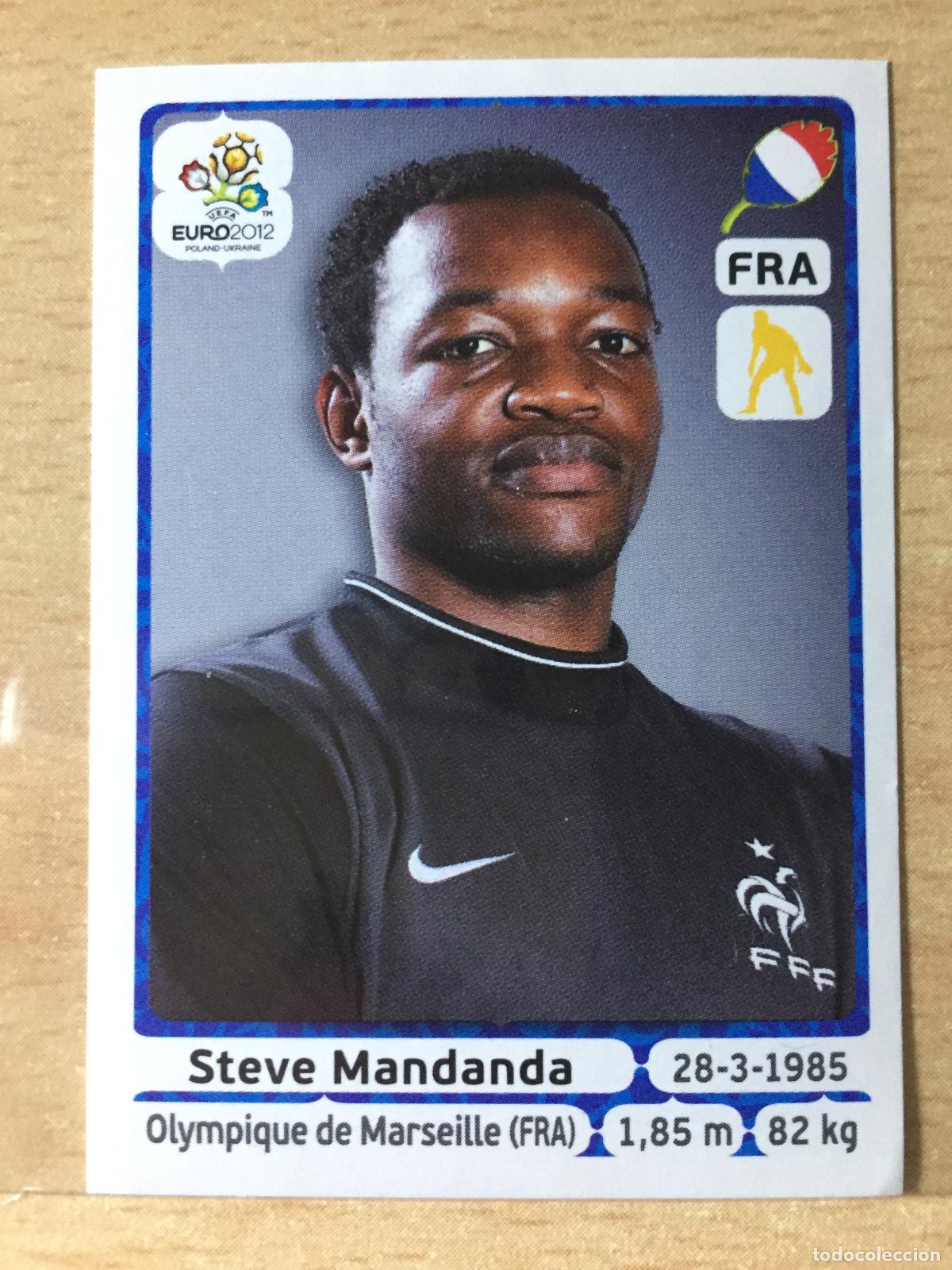 Figurine di Calcio: 2012 - 462 STEVE MANDANDA - FRANCIA - UEFA EURO 2012 - PANINI