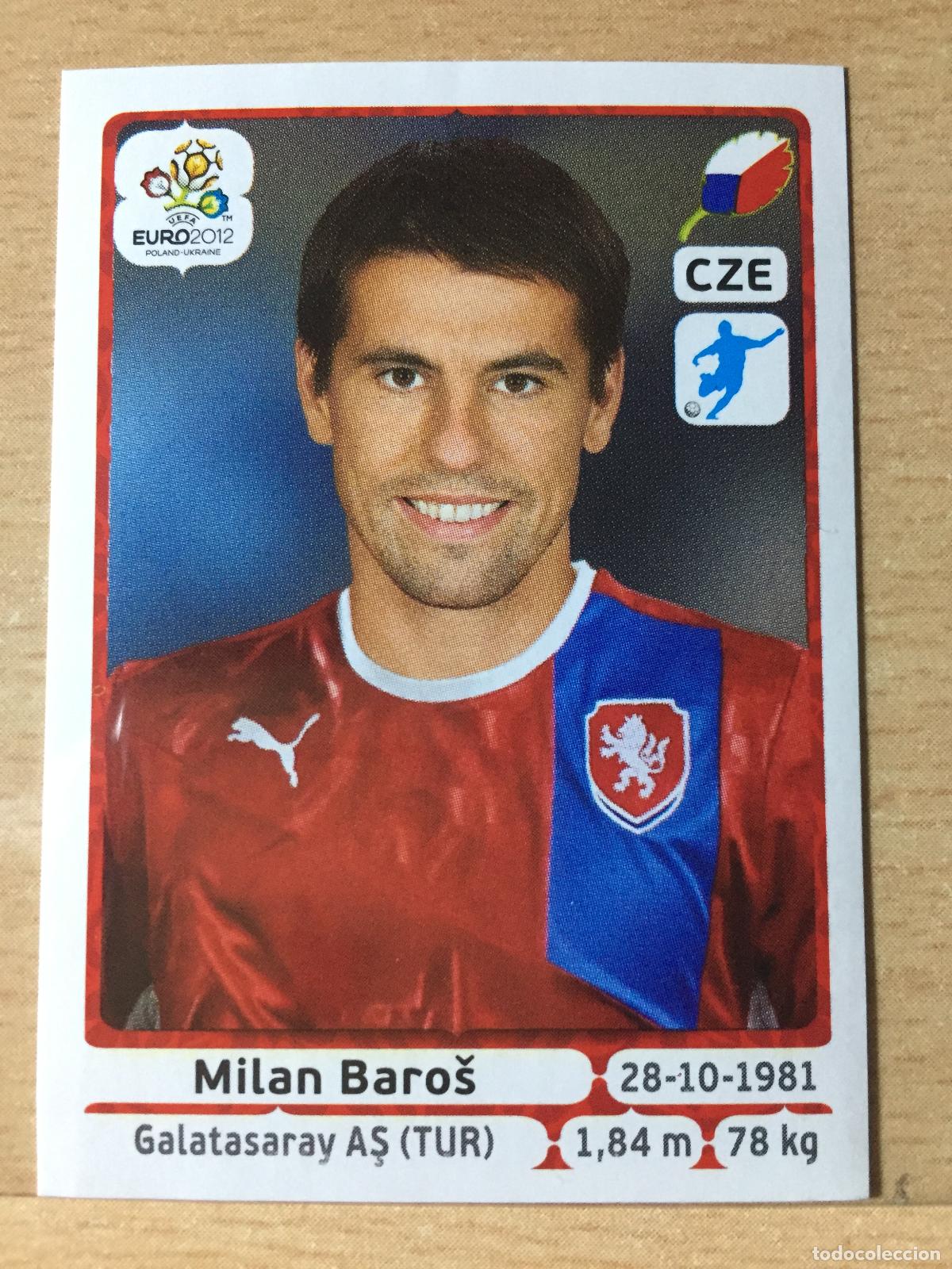 Football Stickers: 2012 - 159 MILAN BAROS - REPUBLICA CHECA - UEFA EURO 2012 - PANINI
