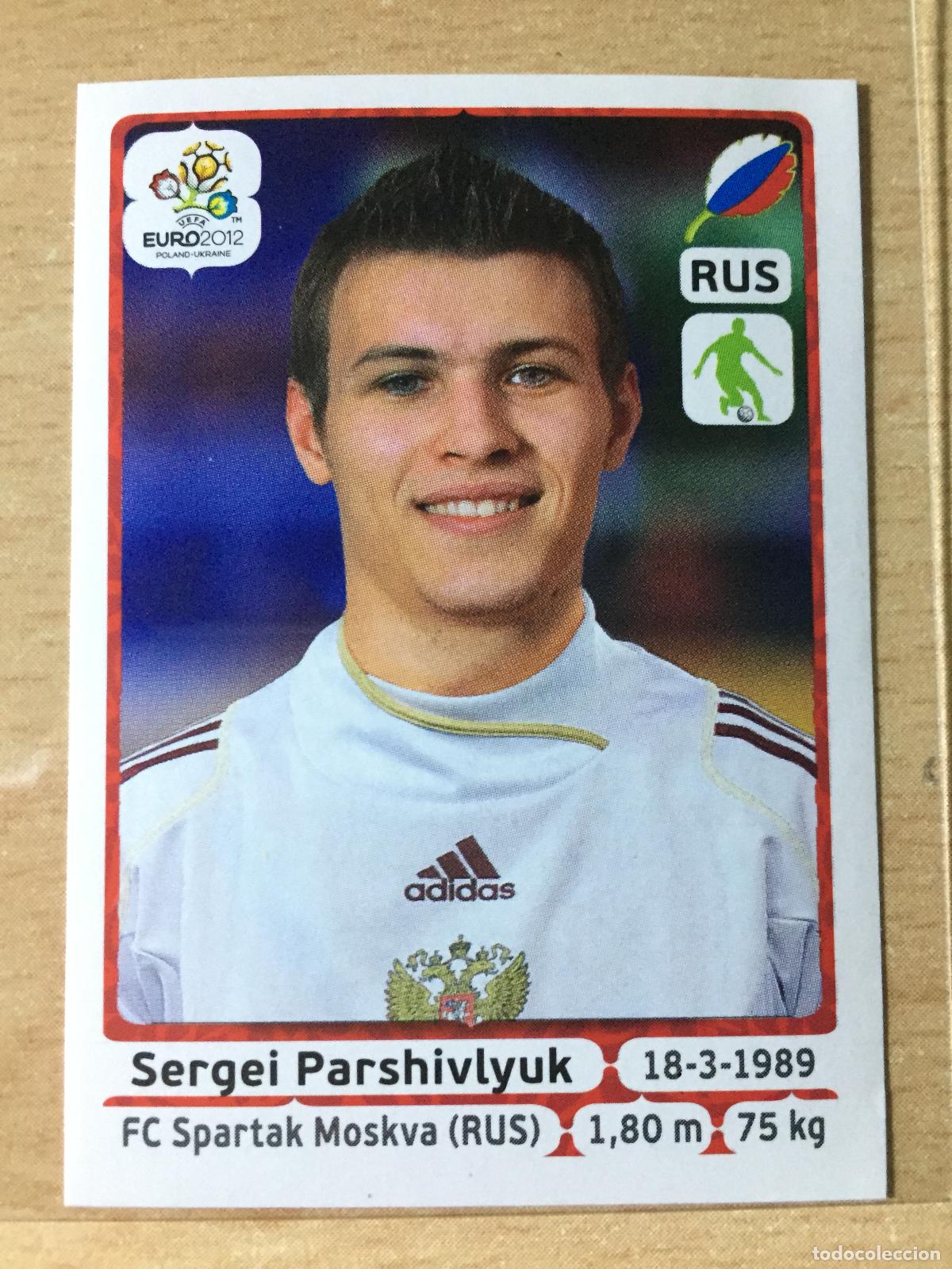 Football Stickers: 2012 - 120 SERGEI PARSHIVLYUK - RUSIA - UEFA EURO 2012 - PANINI