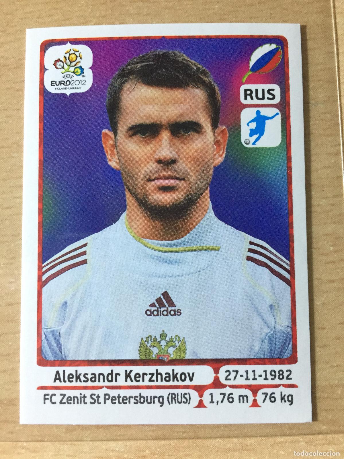 Football Stickers: 2012 - 130 ALEKSANDR KERZHAKOV - RUSIA - UEFA EURO 2012 - PANINI