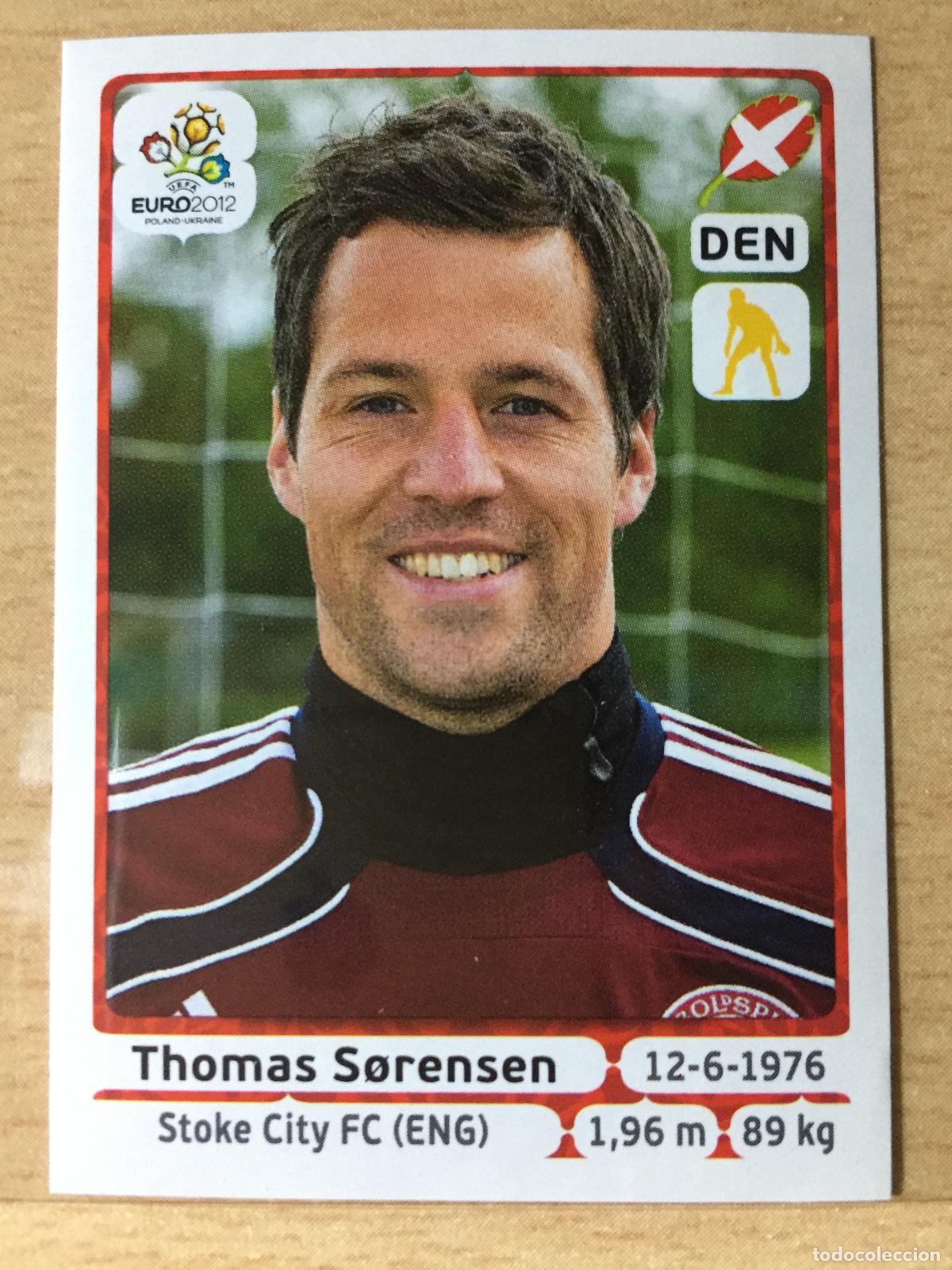 Football Stickers: 2012 - 200 THOMAS SORENSEN - DINAMARCA - UEFA EURO 2012 - PANINI