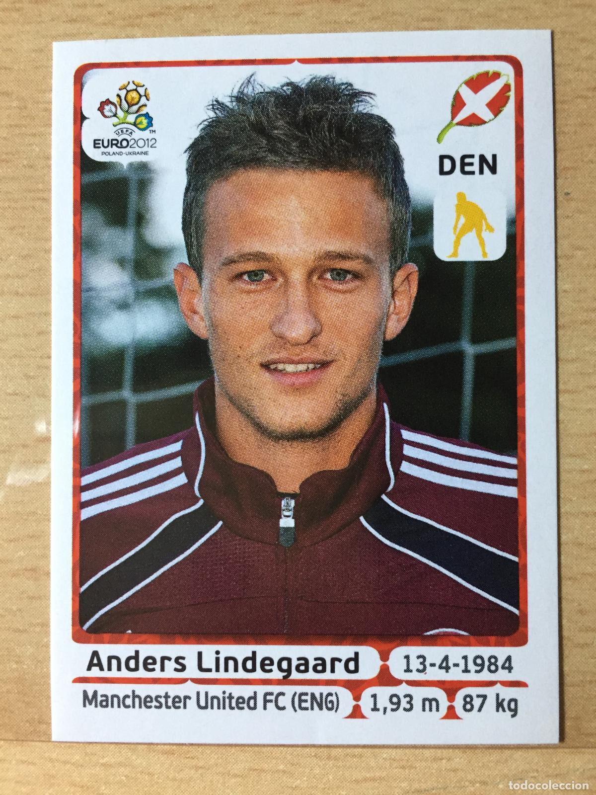 Football Stickers: 2012 - 201 ANDERS LINDEGAARD - DINAMARCA - UEFA EURO 2012 - PANINI