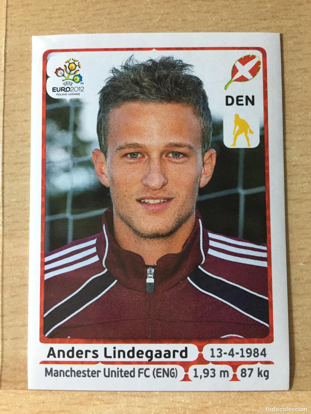 Football Stickers: 2012 - 201 ANDERS LINDEGAARD - DINAMARCA - UEFA EURO 2012 - PANINI