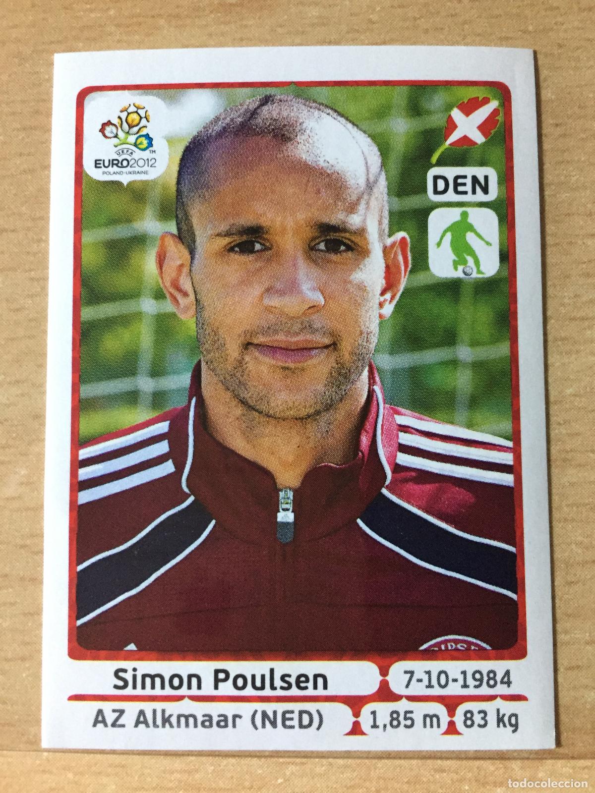 Cromos de F&uacute;tbol: 2012 - 207 SIMON POULSEN - DINAMARCA - UEFA EURO 2012 - PANINI