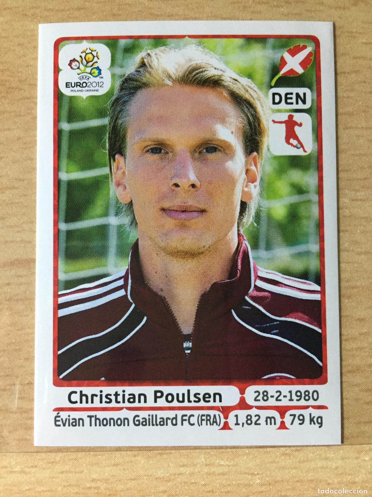 Cromos de F&uacute;tbol: 2012 - 210 CHRISTIAN POULSEN - DINAMARCA - UEFA EURO 2012 - PANINI