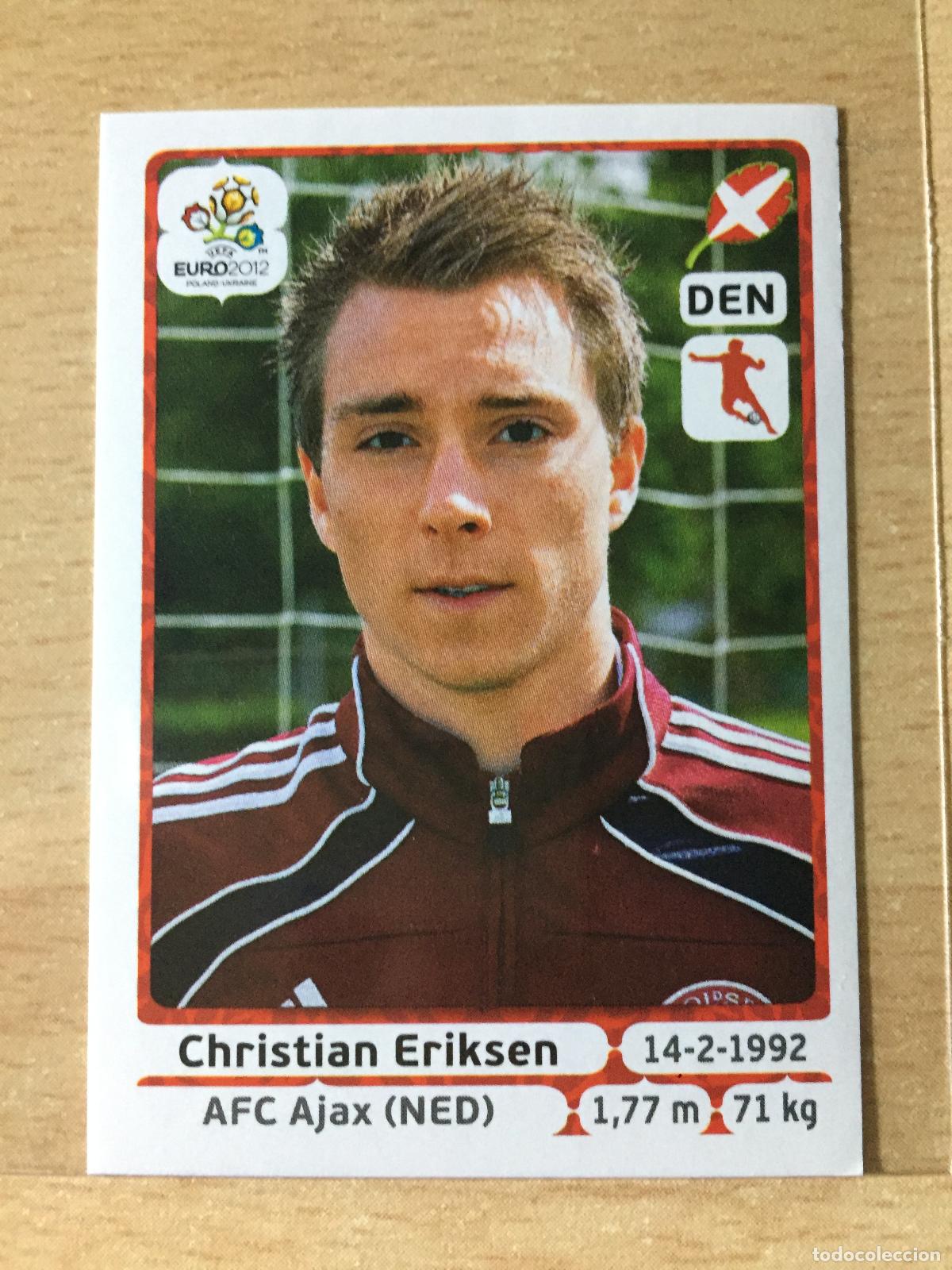 Fu&szlig;ball-Sticker: 2012 - 215 CHRISTIAN ERIKSEN - DINAMARCA - UEFA EURO 2012 - PANINI