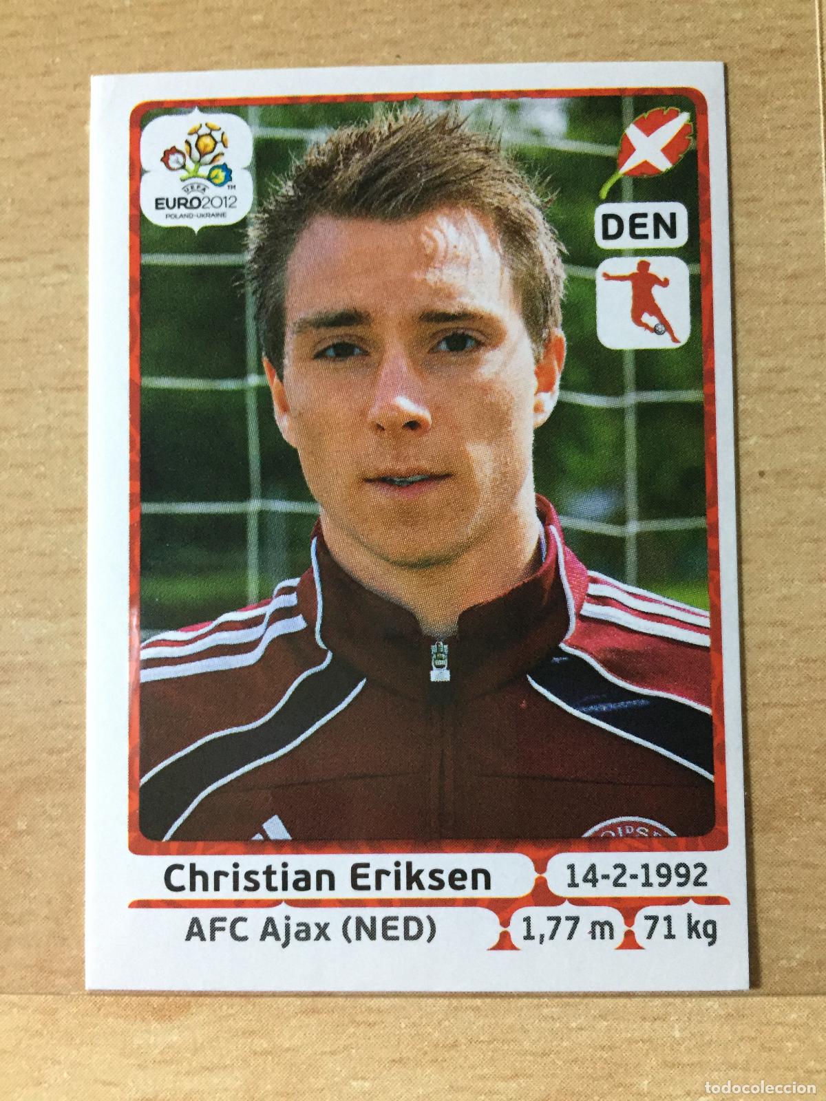 Fu&szlig;ball-Sticker: 2012 - 215 CHRISTIAN ERIKSEN - DINAMARCA - UEFA EURO 2012 - PANINI