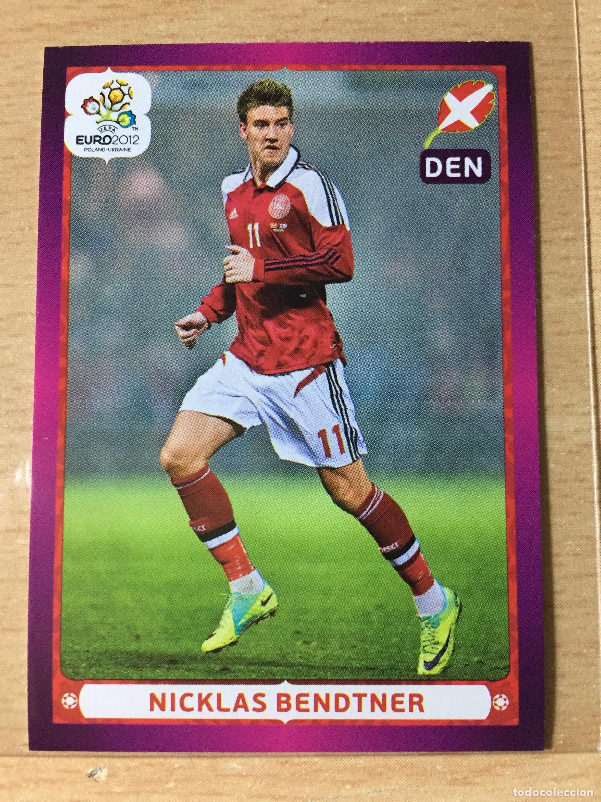 Fu&szlig;ball-Sticker: 2012 - 222 NICKLAS BENDTNER - DINAMARCA - UEFA EURO 2012 - PANINI