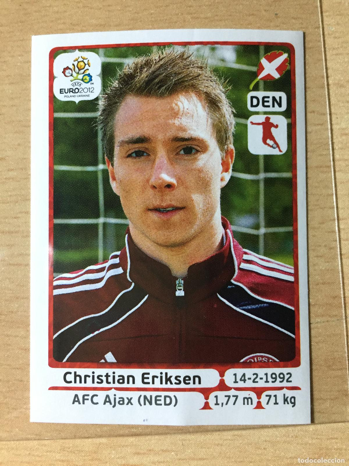 Fu&szlig;ball-Sticker: 2012 - 215 CHRISTIAN ERIKSEN - DINAMARCA - UEFA EURO 2012 - PANINI