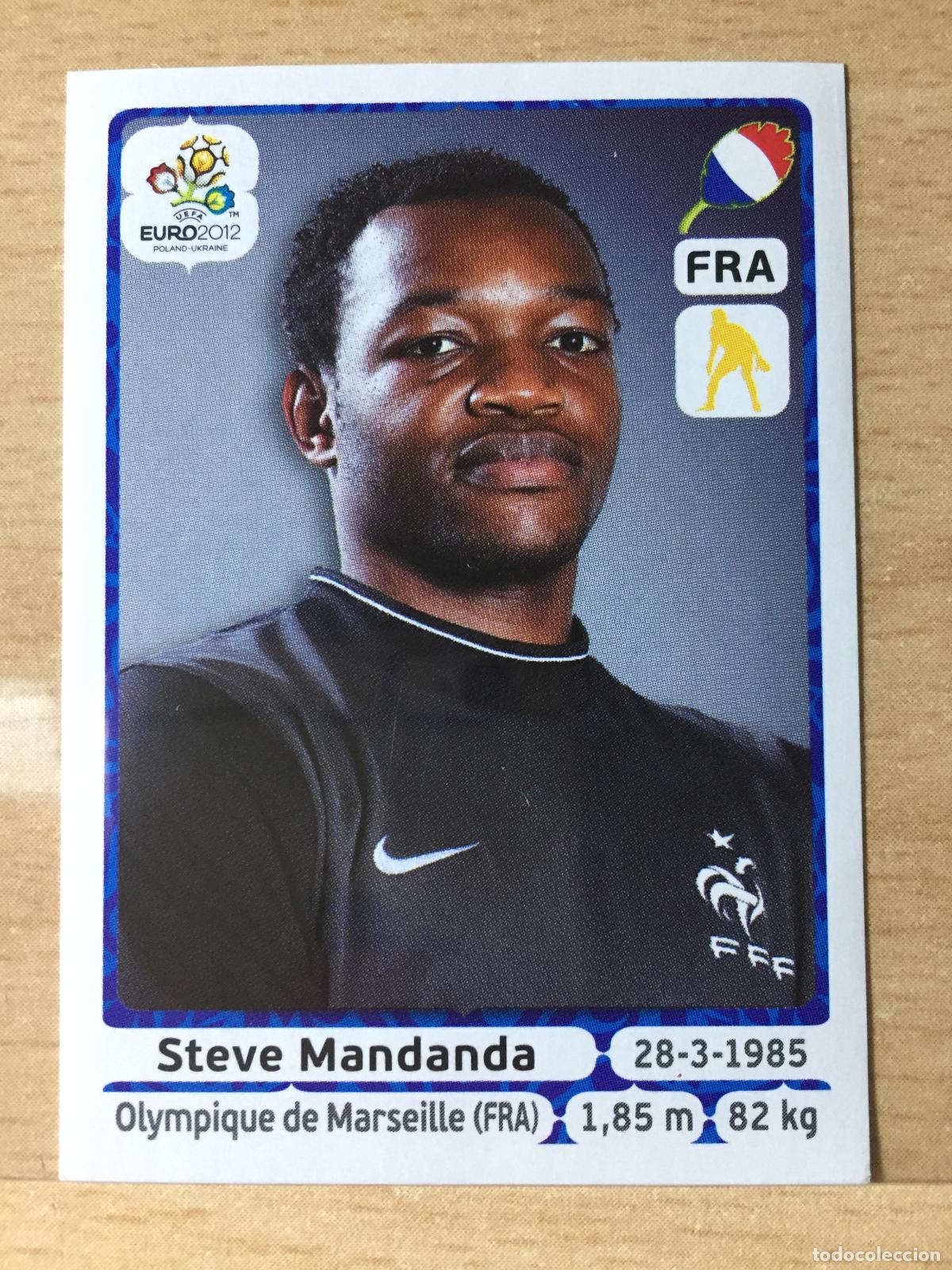 Fu&szlig;ball-Sticker: 2012 - 462 STEVE MANDANDA - FRANCIA - UEFA EURO 2012 - PANINI