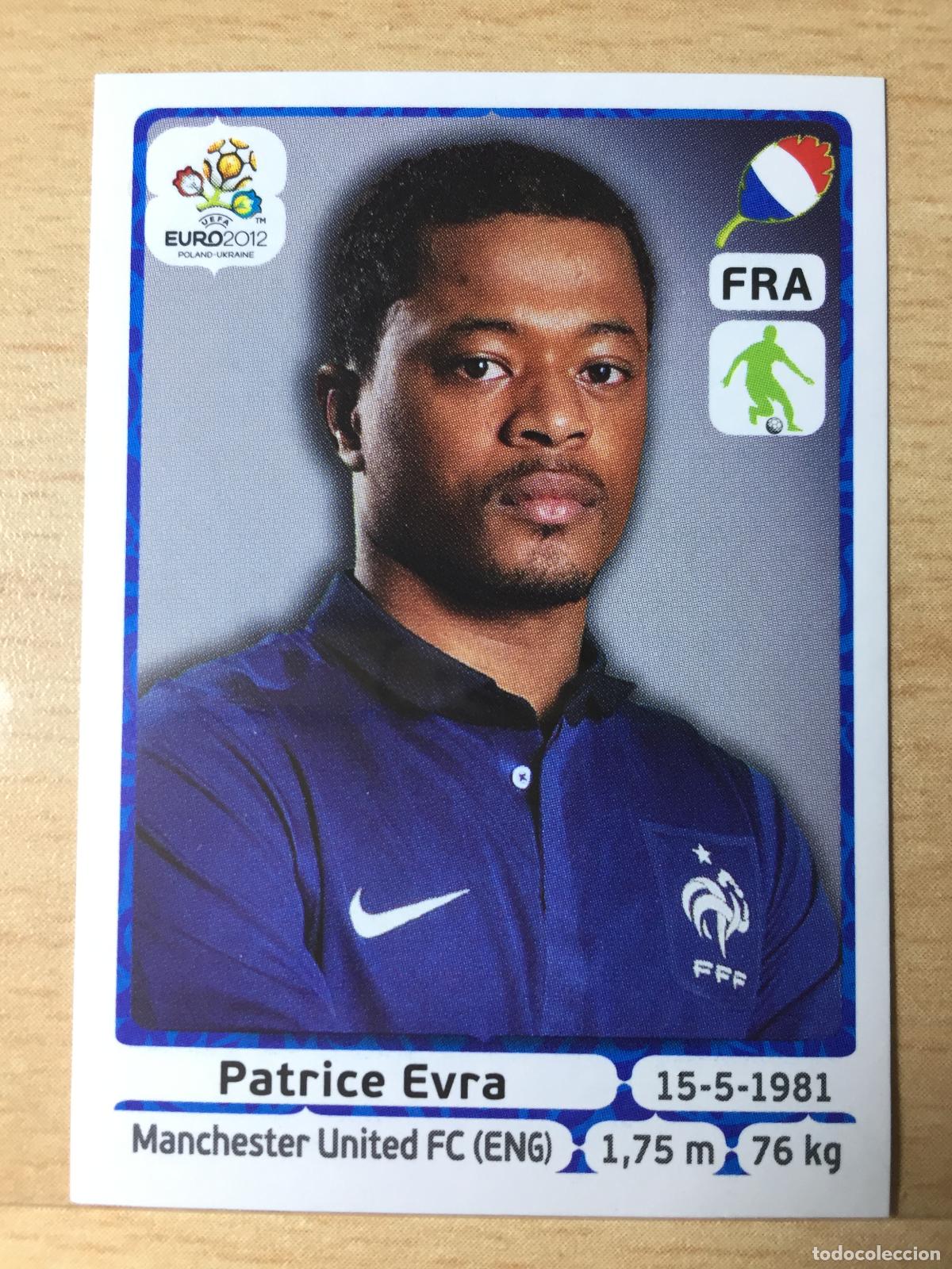 Fu&szlig;ball-Sticker: 2012 - 463 PATRICE EVRA - FRANCIA - UEFA EURO 2012 - PANINI