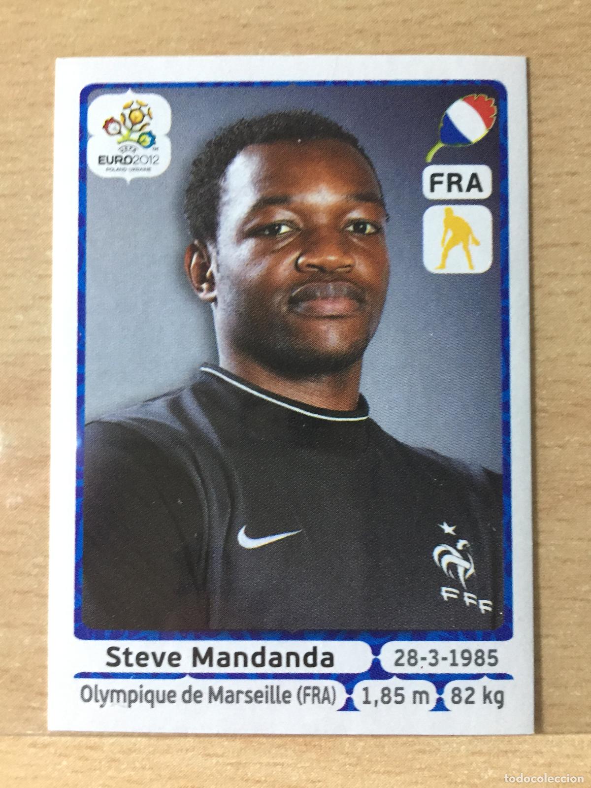 Fu&szlig;ball-Sticker: 2012 - 462 STEVE MANDANDA - FRANCIA - UEFA EURO 2012 - PANINI