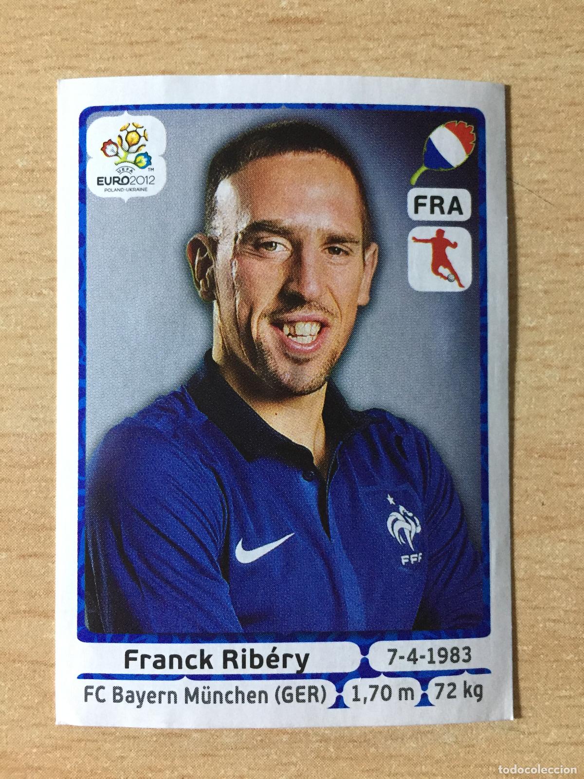Cartes &agrave; collectionner de Football: 2012 - 474 FRANCK RIBERY - FRANCIA - UEFA EURO 2012 - PANINI