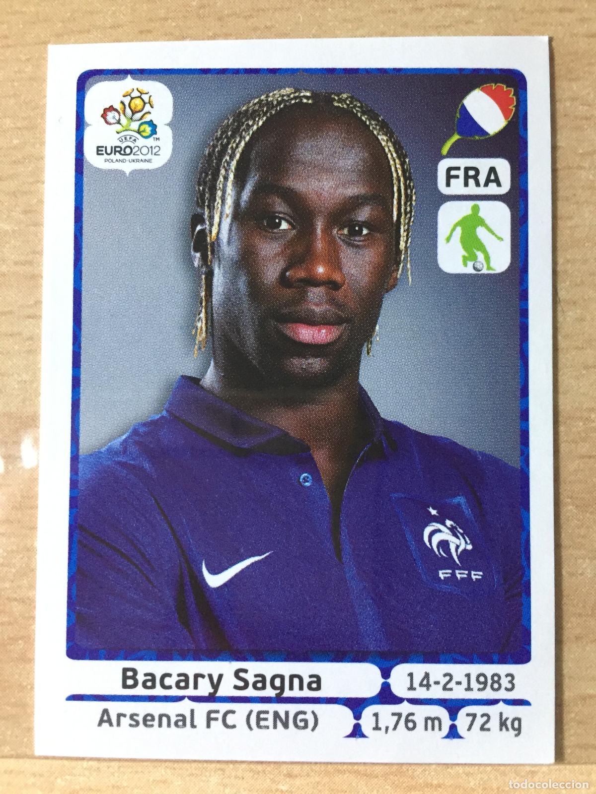 Cartes &agrave; collectionner de Football: 2012 - 469 BACARY SAGNA - FRANCIA - UEFA EURO 2012 - PANINI