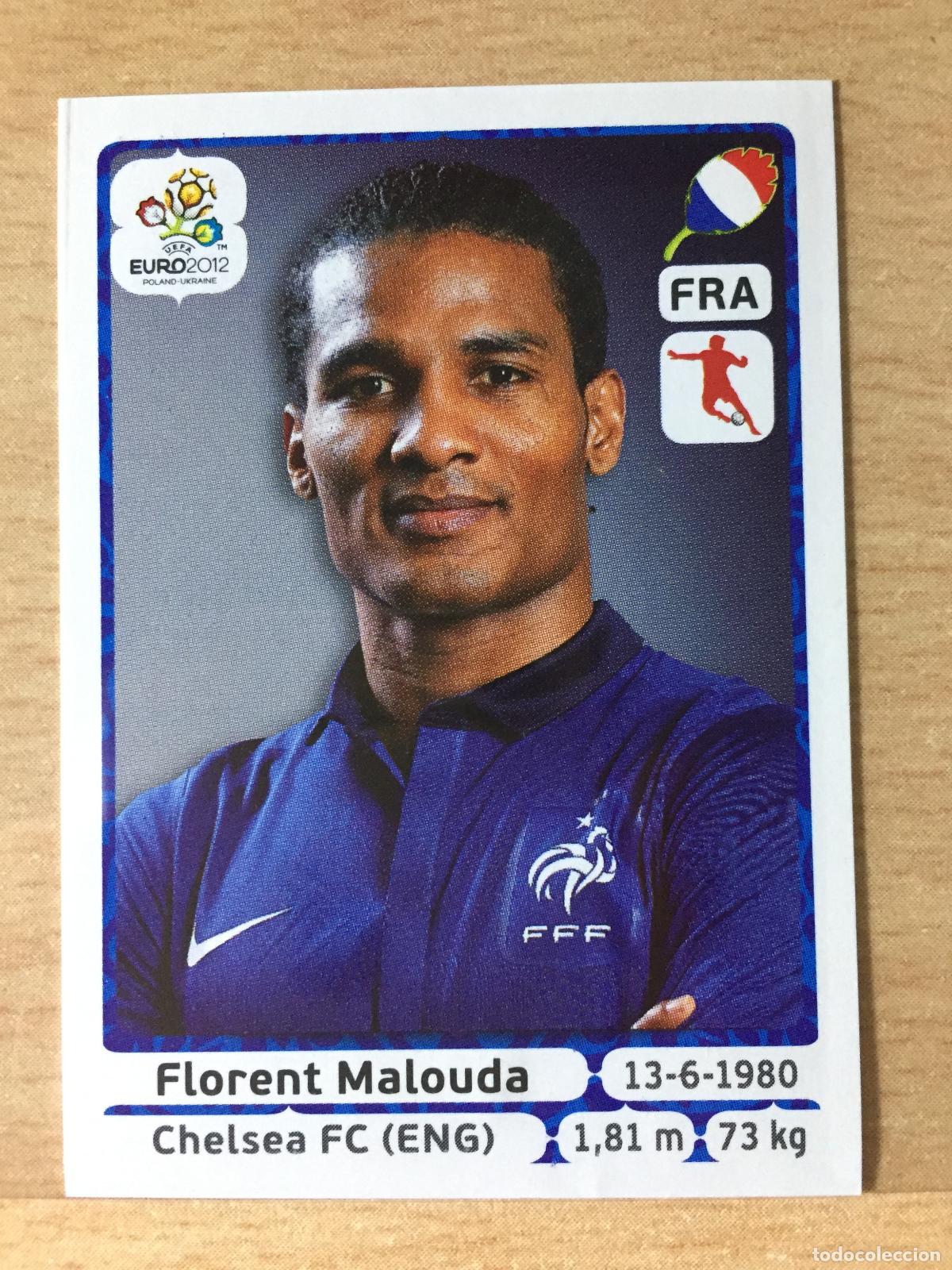 Football Stickers: 2012 - 470 FLORENT MALOUDA - FRANCIA - UEFA EURO 2012 - PANINI