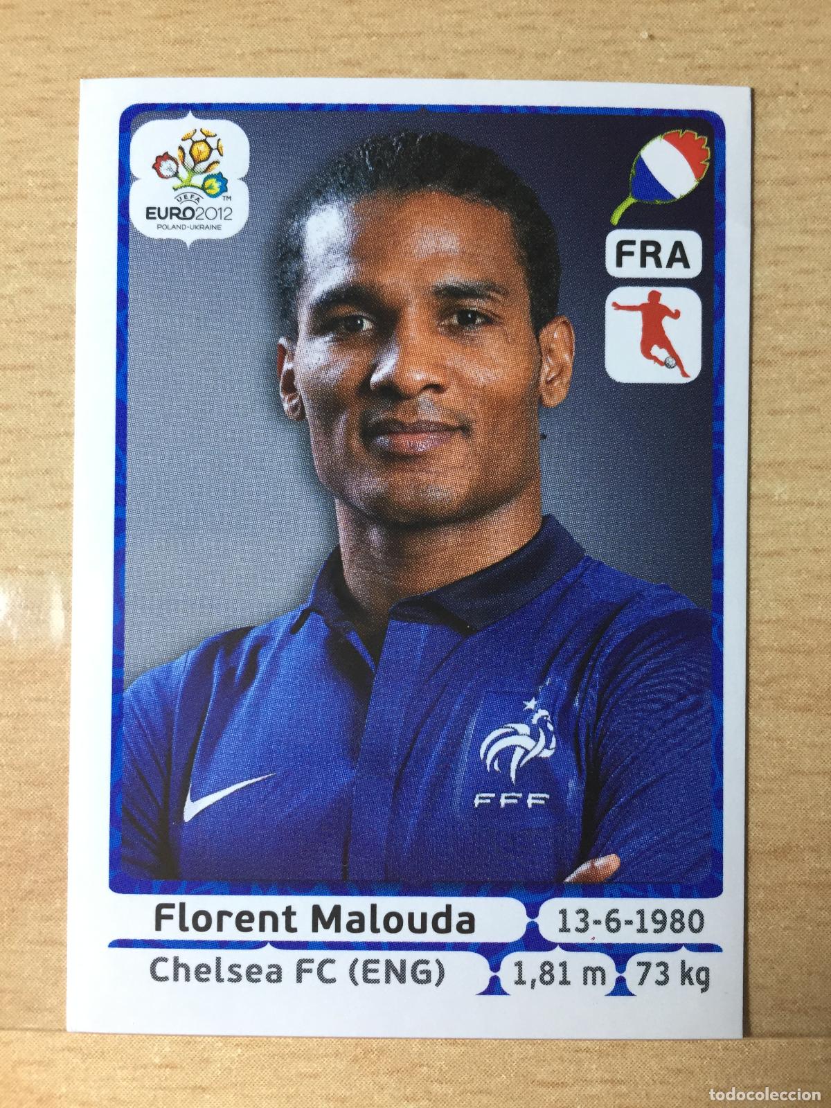 Football Stickers: 2012 - 470 FLORENT MALOUDA - FRANCIA - UEFA EURO 2012 - PANINI