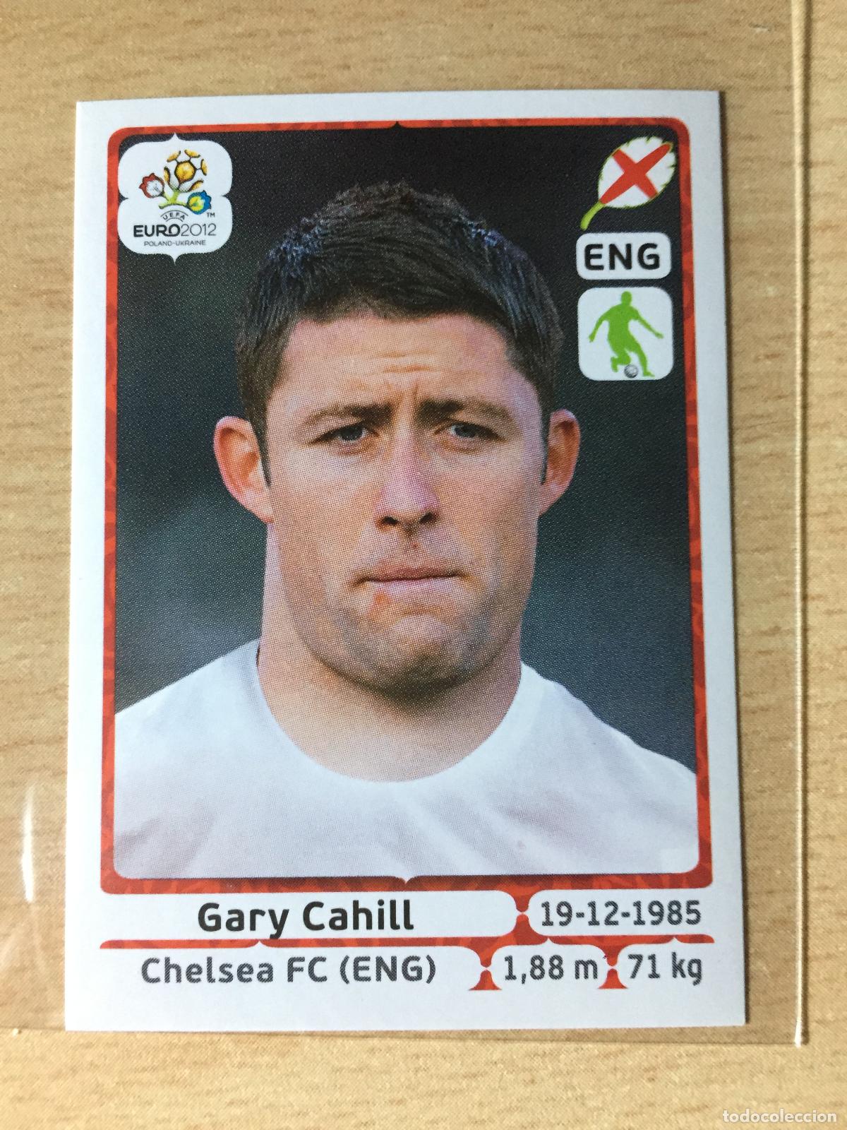 Football Stickers: 2012 - 495 GARY CAHILL - INGLATERRA - UEFA EURO 2012 - PANINI
