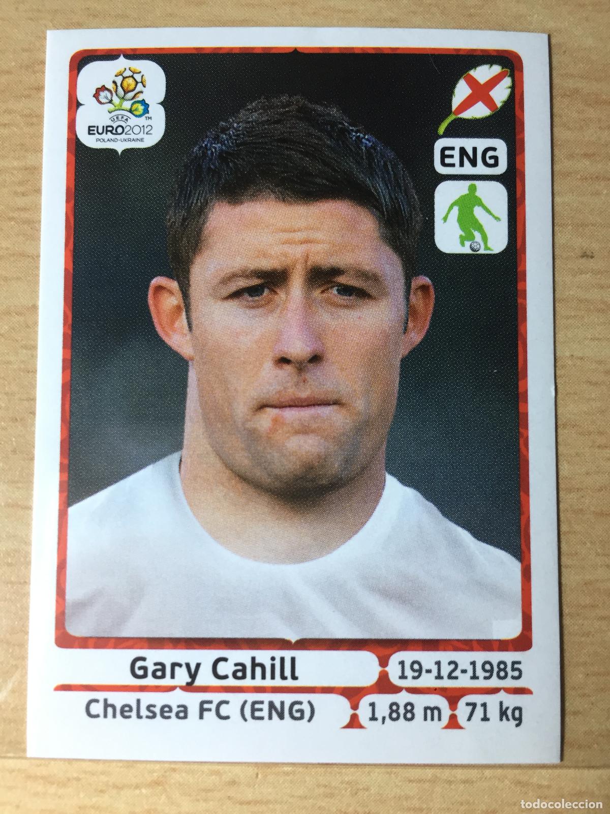 Football Stickers: 2012 - 495 GARY CAHILL - INGLATERRA - UEFA EURO 2012 - PANINI