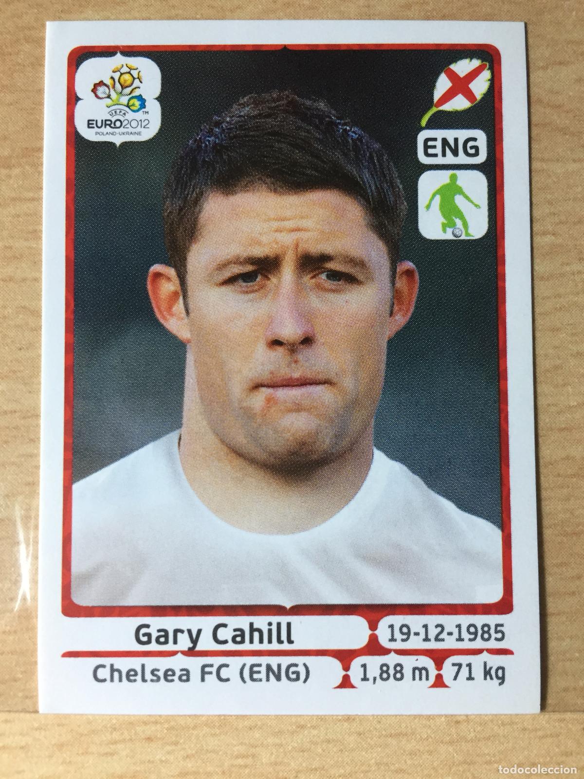 Fu&szlig;ball-Sticker: 2012 - 495 GARY CAHILL - INGLATERRA - UEFA EURO 2012 - PANINI