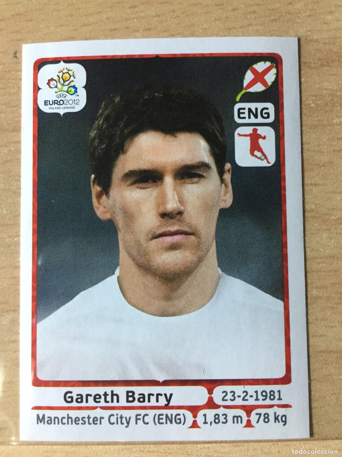 Fu&szlig;ball-Sticker: 2012 - 498 GARETH BARRY - INGLATERRA - UEFA EURO 2012 - PANINI