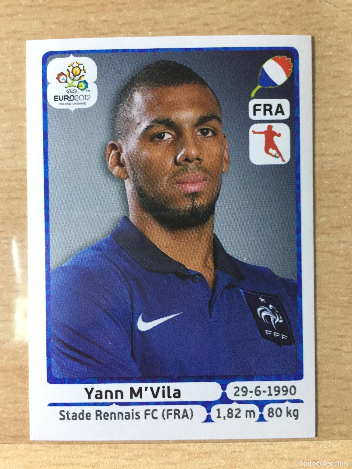 Fu&szlig;ball-Sticker: 2012 - 472 YANN MVILA - FRANCIA - UEFA EURO 2012 - PANINI
