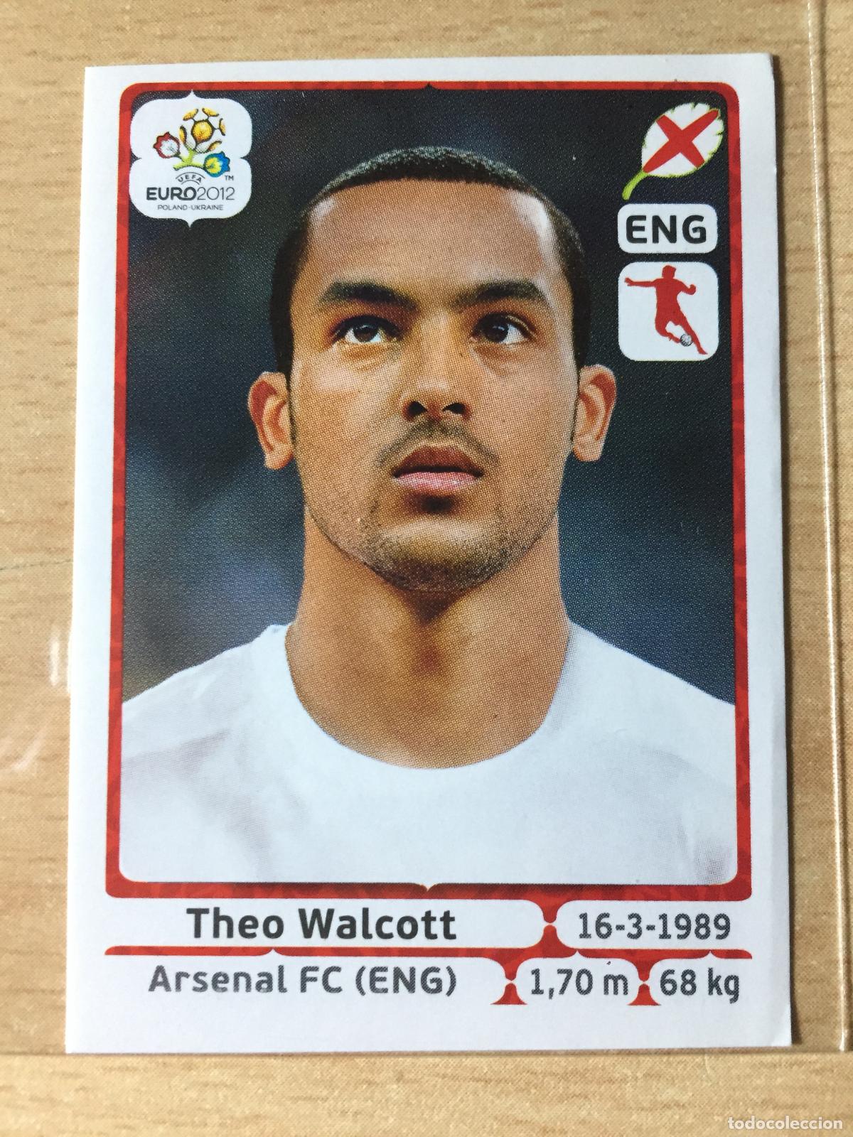 Fu&szlig;ball-Sticker: 2012 - 505 THEO WALCOTT - INGLATERRA - UEFA EURO 2012 - PANINI