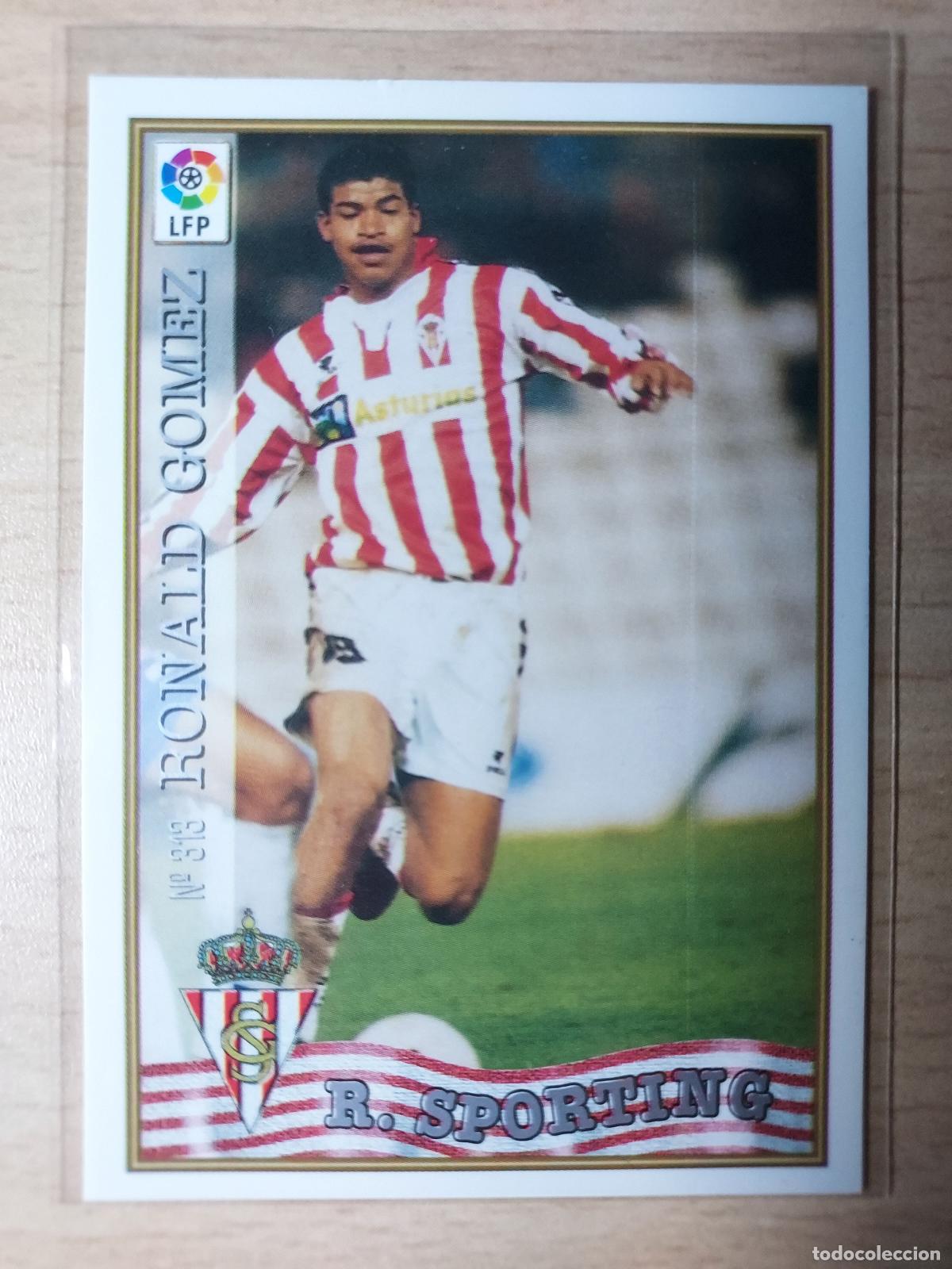 Cromos de F&uacute;tbol: 1997-1998 - 315 RONALD GOMEZ - SPORTING DE GIJON - MUNDICROMO