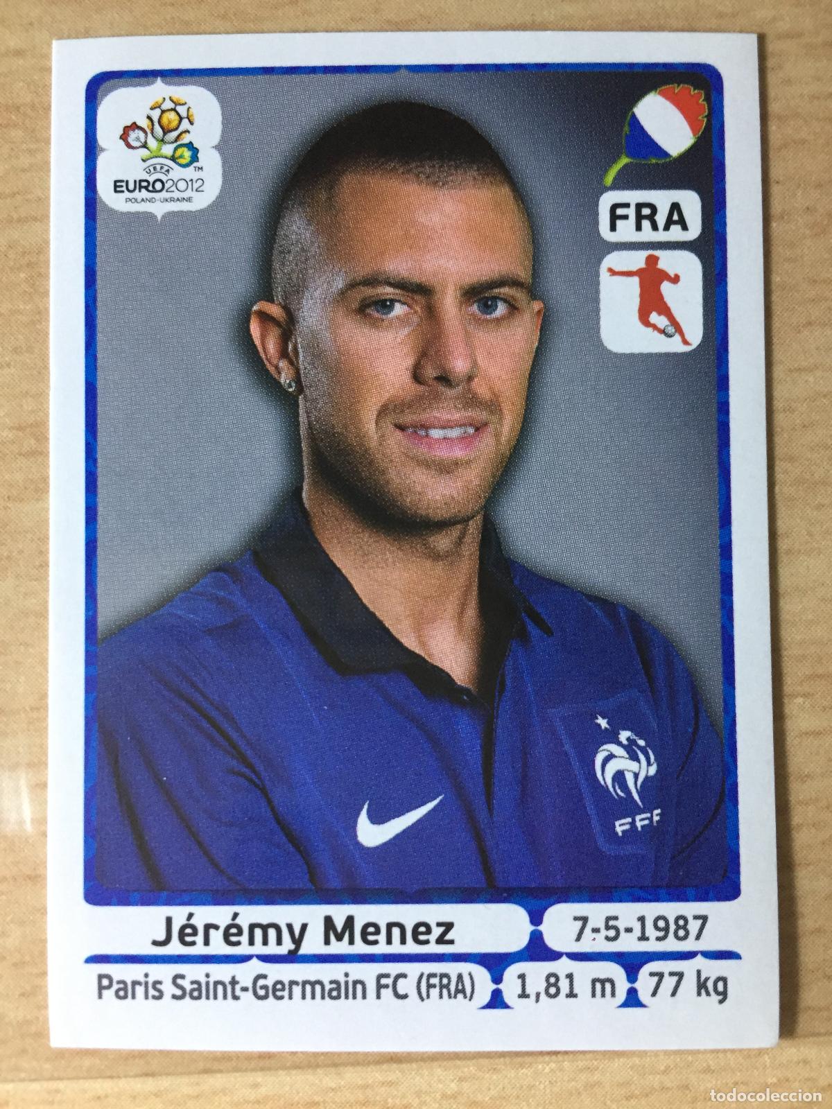 Fu&szlig;ball-Sticker: 2012 - 475 JEREMY MENEZ - FRANCIA - UEFA EURO 2012 - PANINI