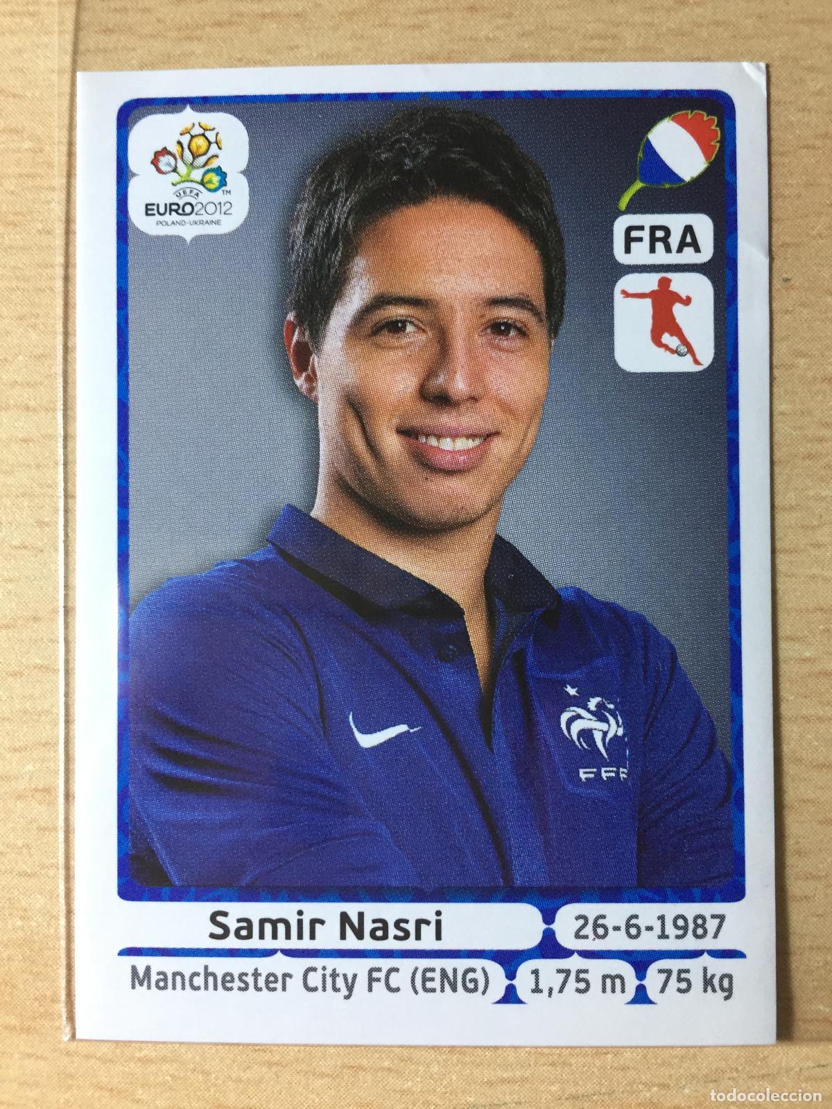 Football Stickers: 2012 - 476 SAMIR NASRI - FRANCIA - UEFA EURO 2012 - PANINI