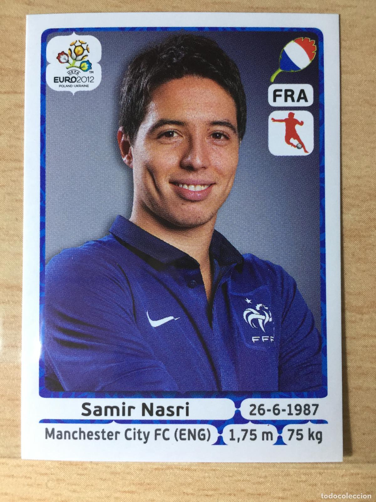 Football Stickers: 2012 - 476 SAMIR NASRI - FRANCIA - UEFA EURO 2012 - PANINI