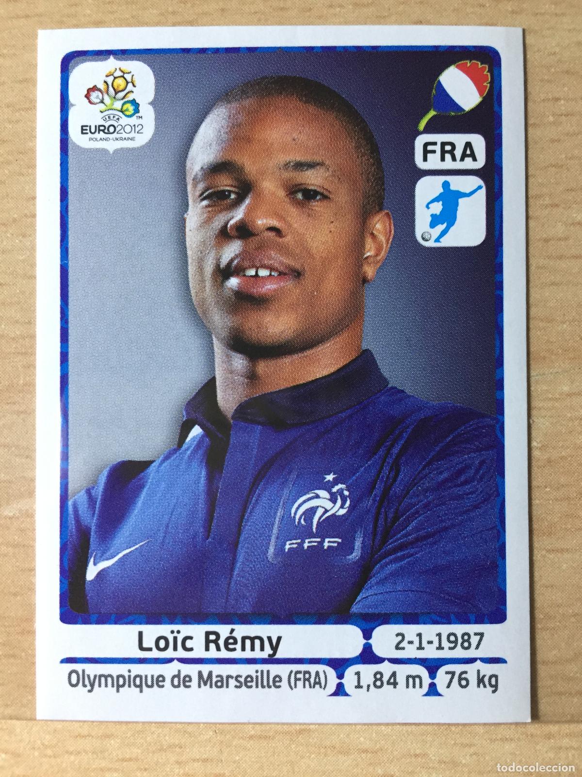 Football Stickers: 2012 - 479 LOIC REMY - FRANCIA - UEFA EURO 2012 - PANINI